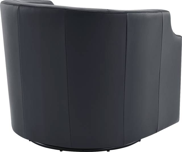 Feleti Dark Blue Swivel Chair - Thumbnail - Image 9