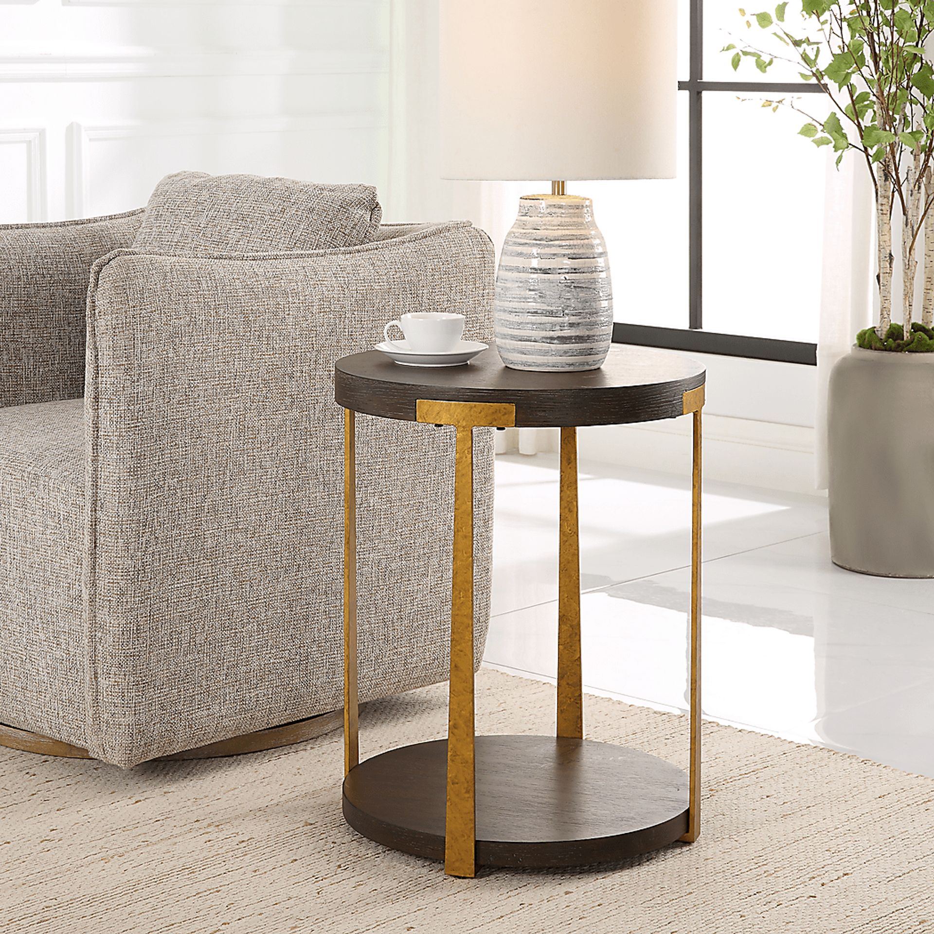 Felge Brown Accent Table - Image 3