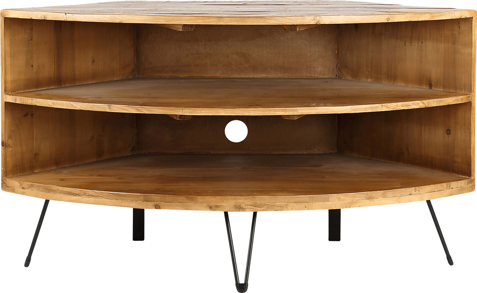 Felinan Brown Corner TV Console - Image 1
