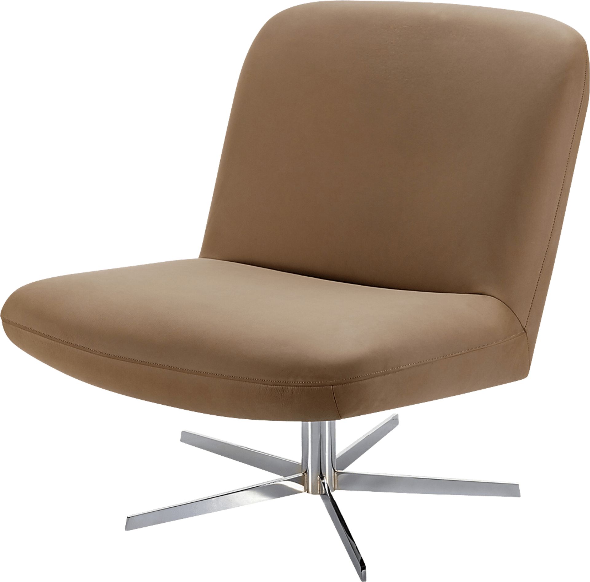 Felli Brown Swivel Accent Chair - Image 1