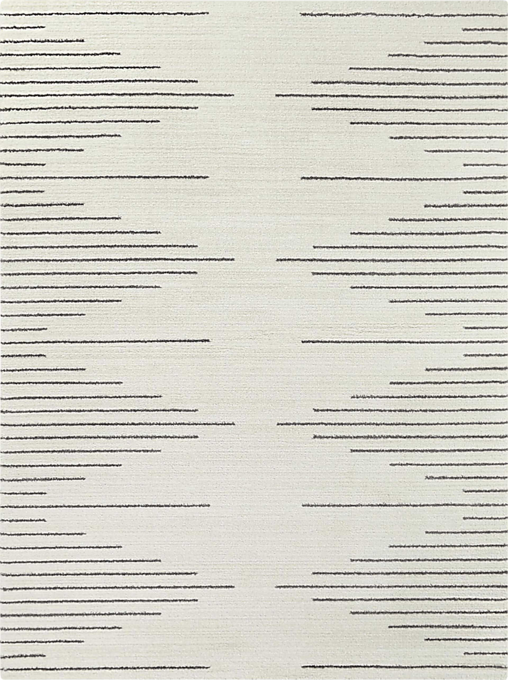 Fellord Cream 5'3 x 7' Area Rug - Image 1