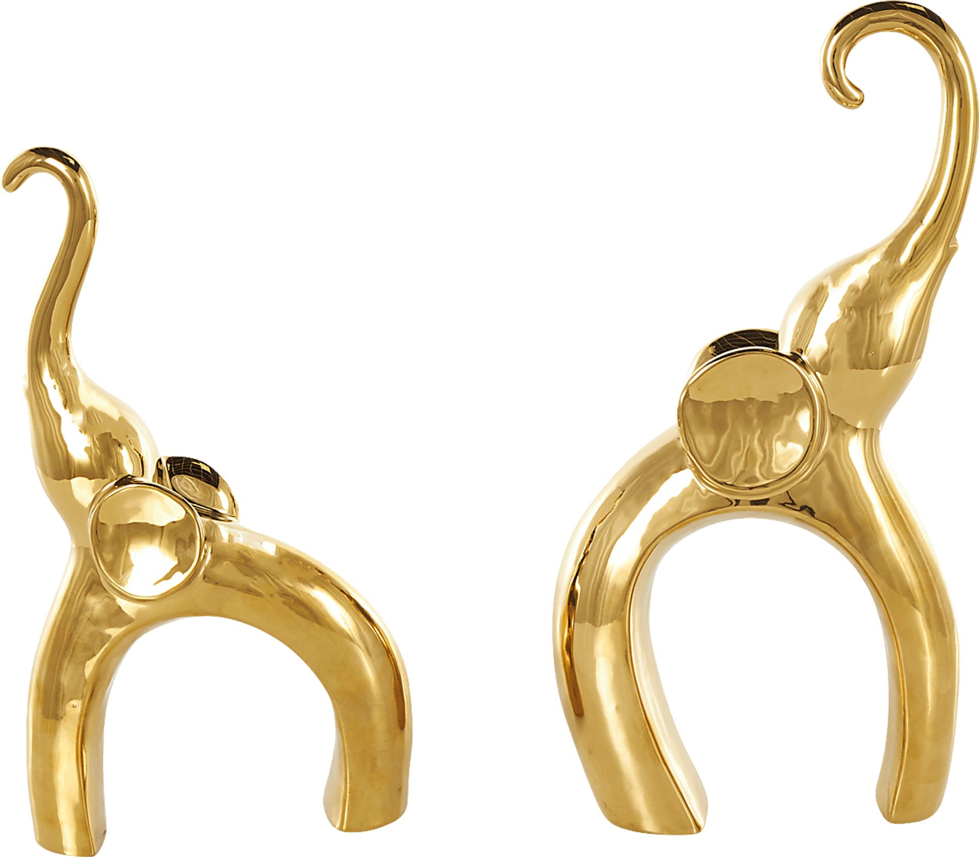 Felosu Gold Sculpture, Set of 2 - Image 8