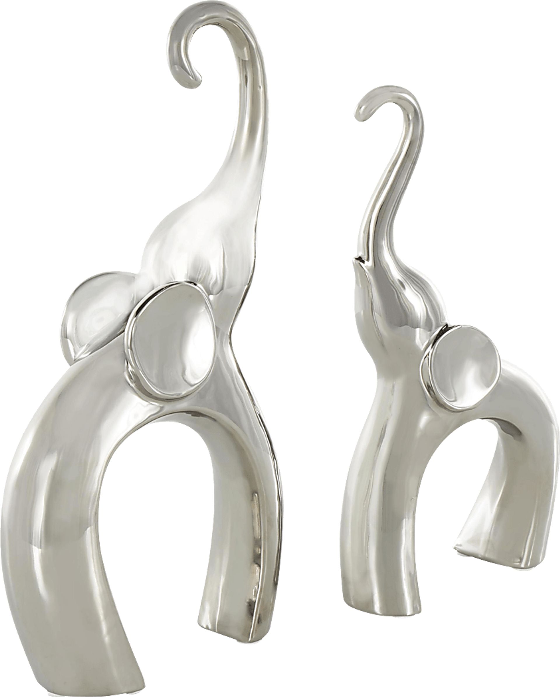 Felosu Silver Sculpture, Set of 2 - Image 5