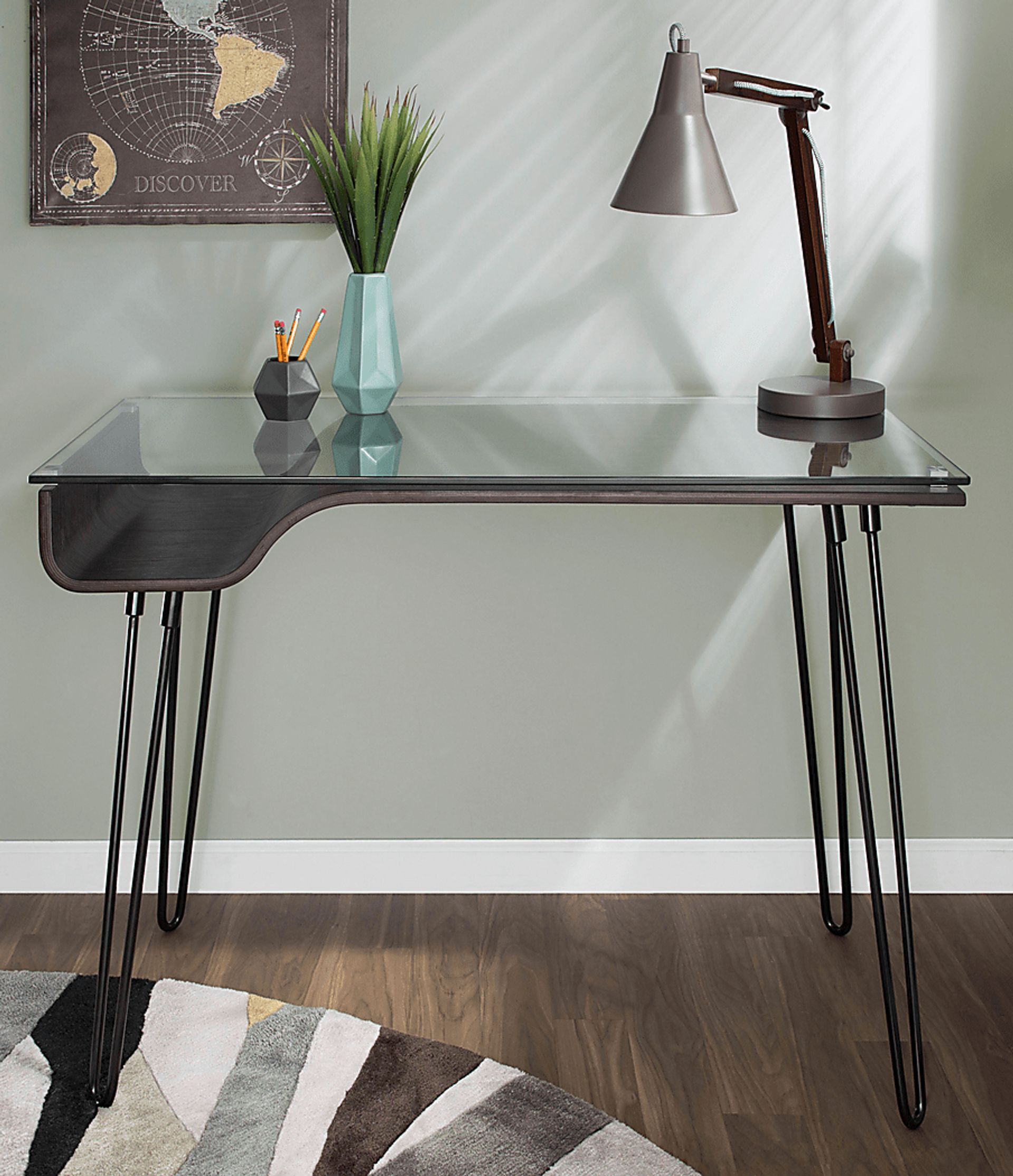 Felton Gray Desk - Image 2