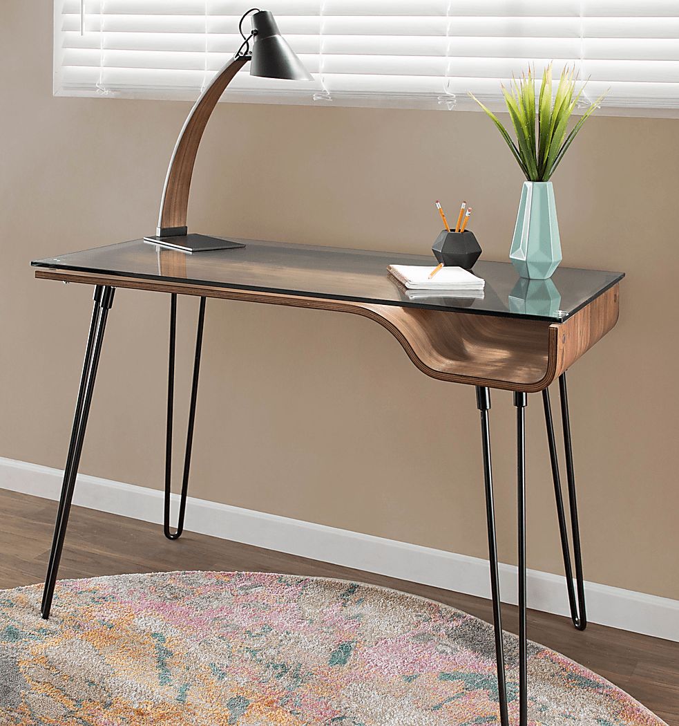 Felton Walnut Desk - Thumbnail 5