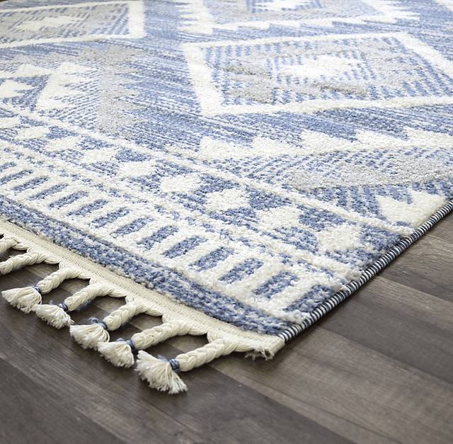 Fenbei Blue 5' x 7' Rug - Thumbnail - Image 3