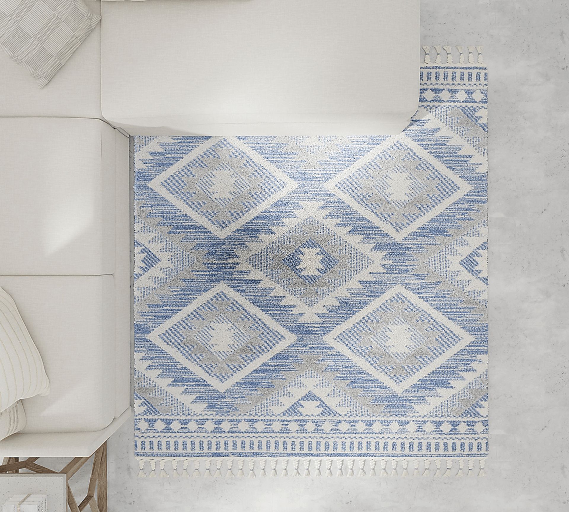 Fenbei Blue 8'3 x 10' Rug - Image 6