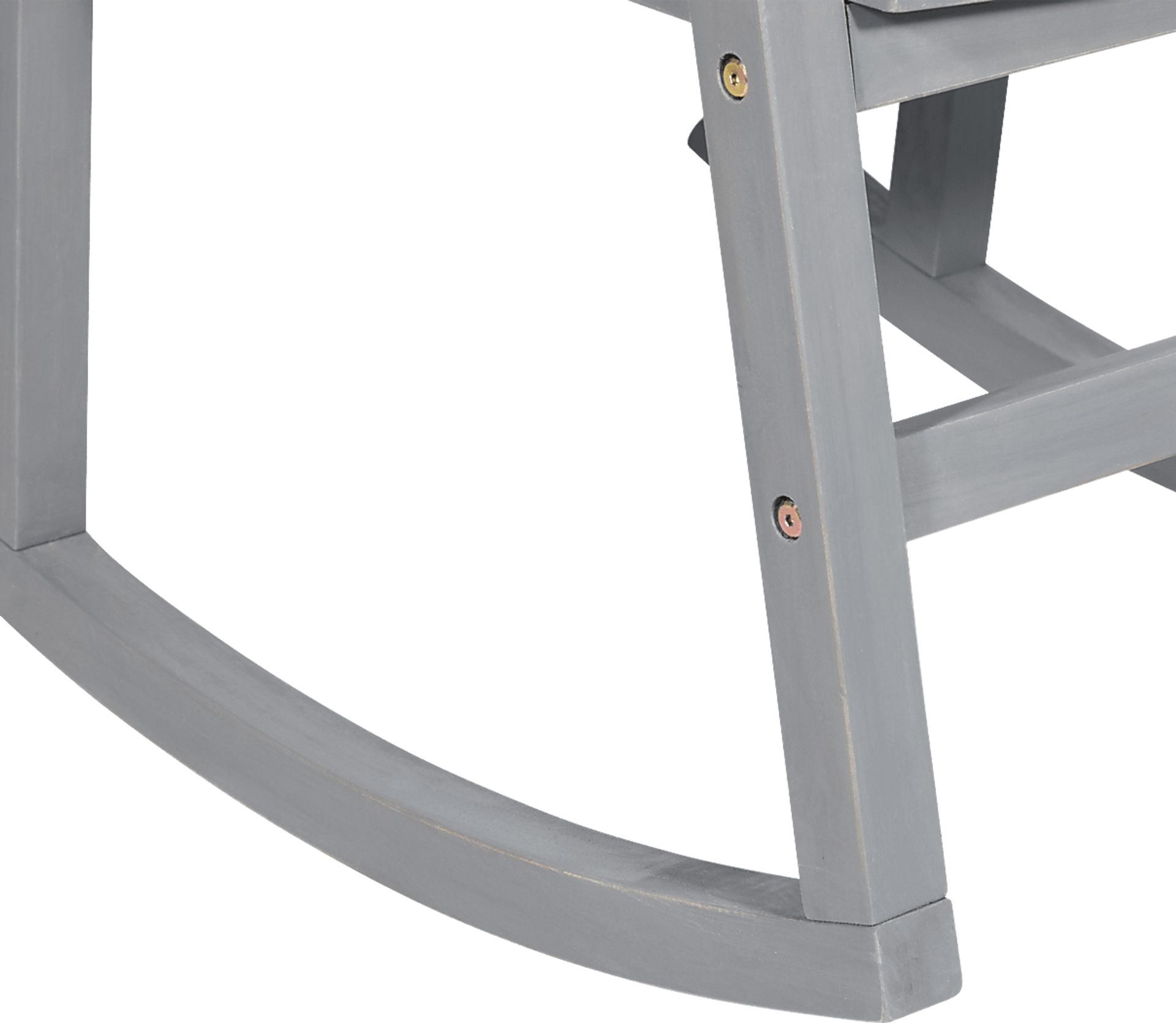 Fencerow Gray Outdoor Rocking Chair - Image 3