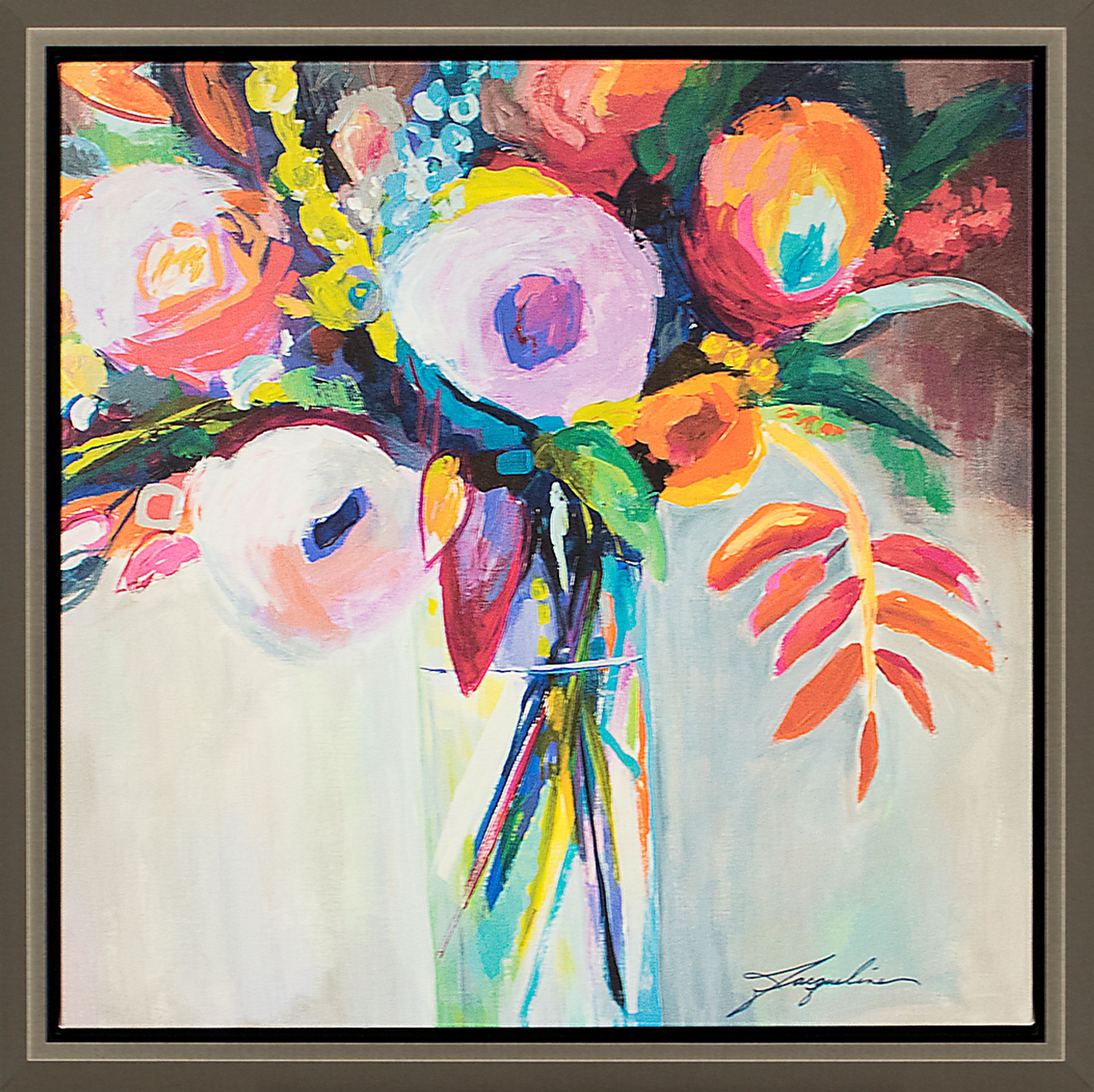 Fenchley VII Beige Artwork - Image 1