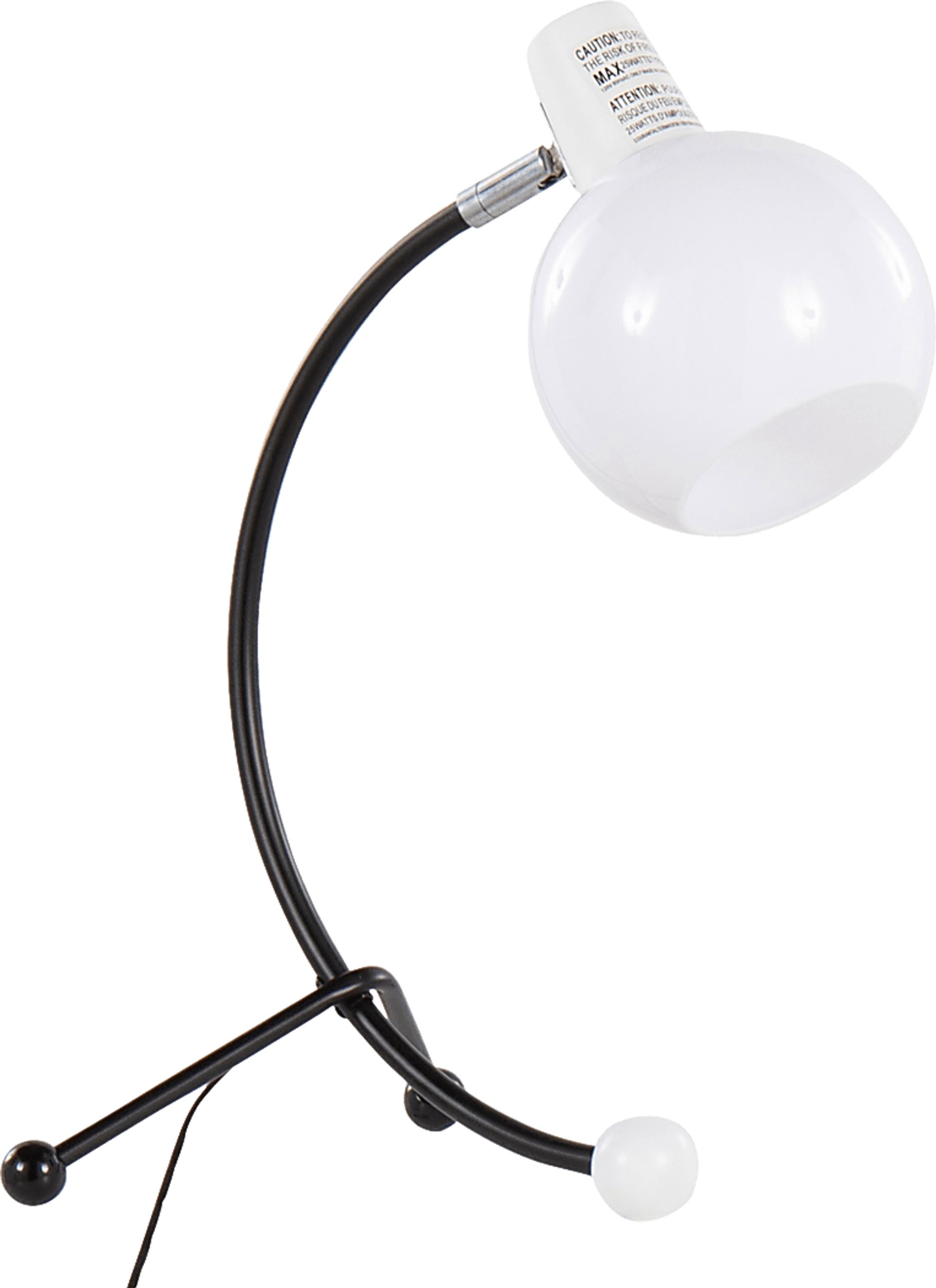 Fencourt Post Black Lamp - Image 1