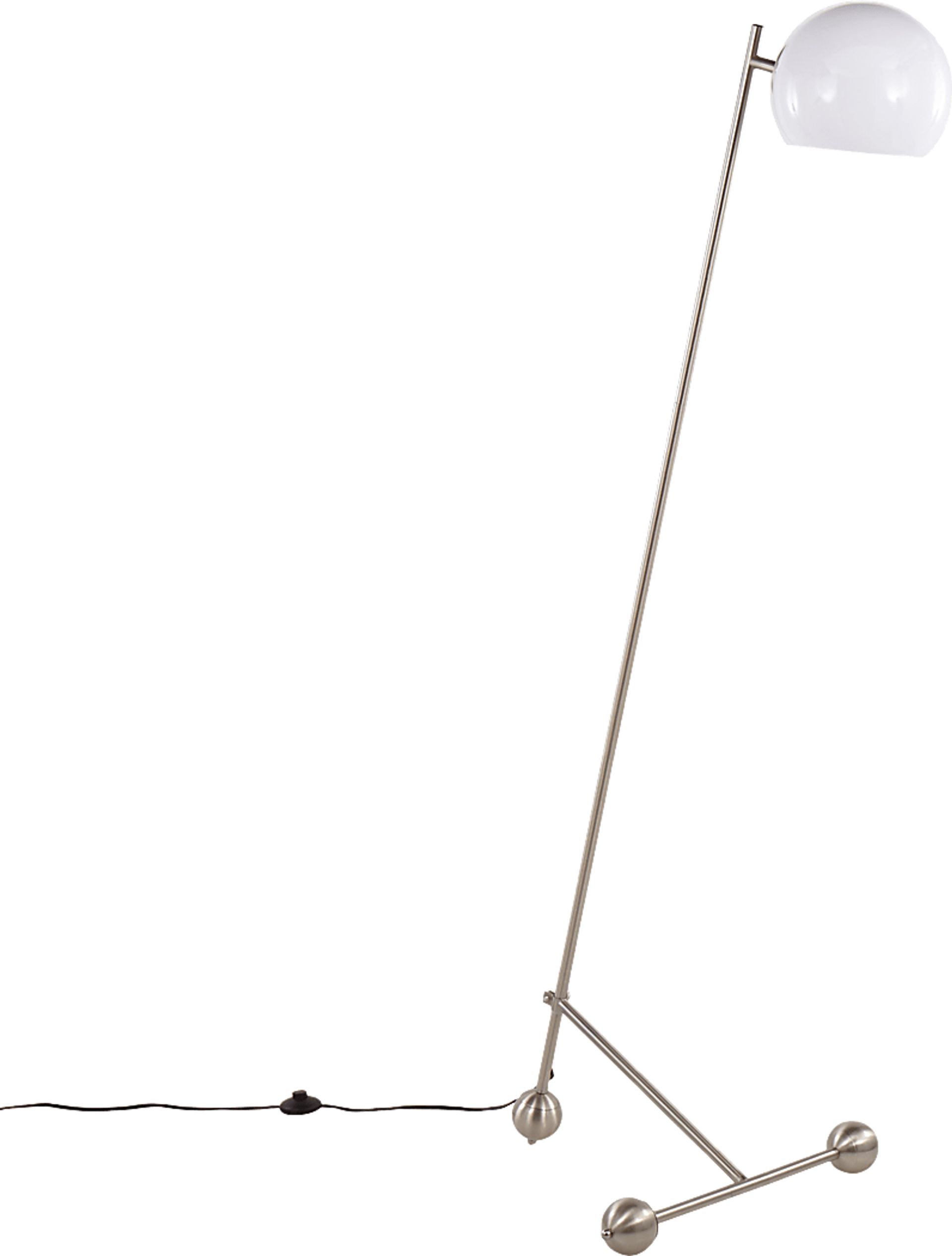 Fencourt Post Nickel Floor Lamp - Image 1