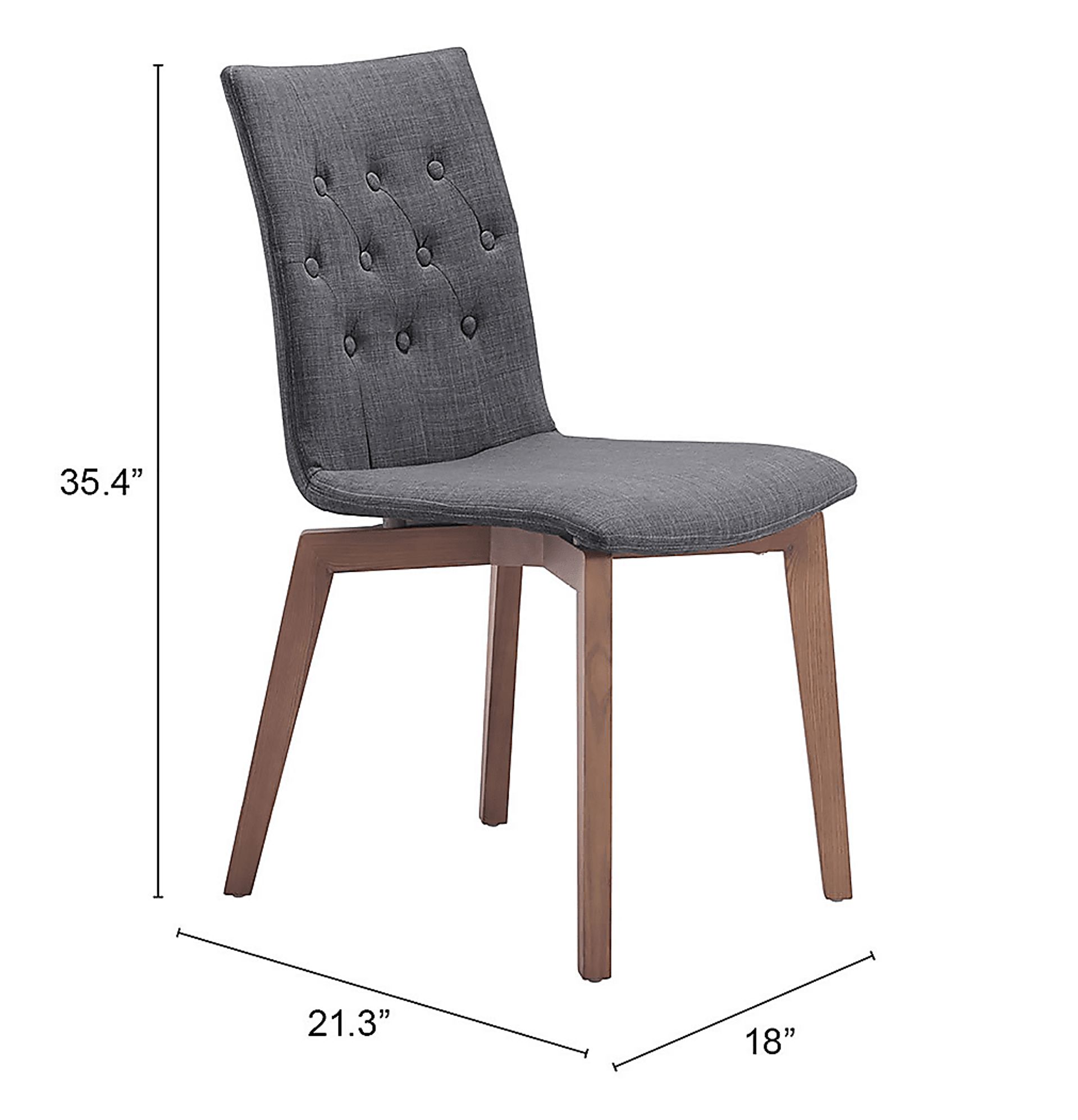 Fenker Gray Side Chair, Set of 2 - Image 6