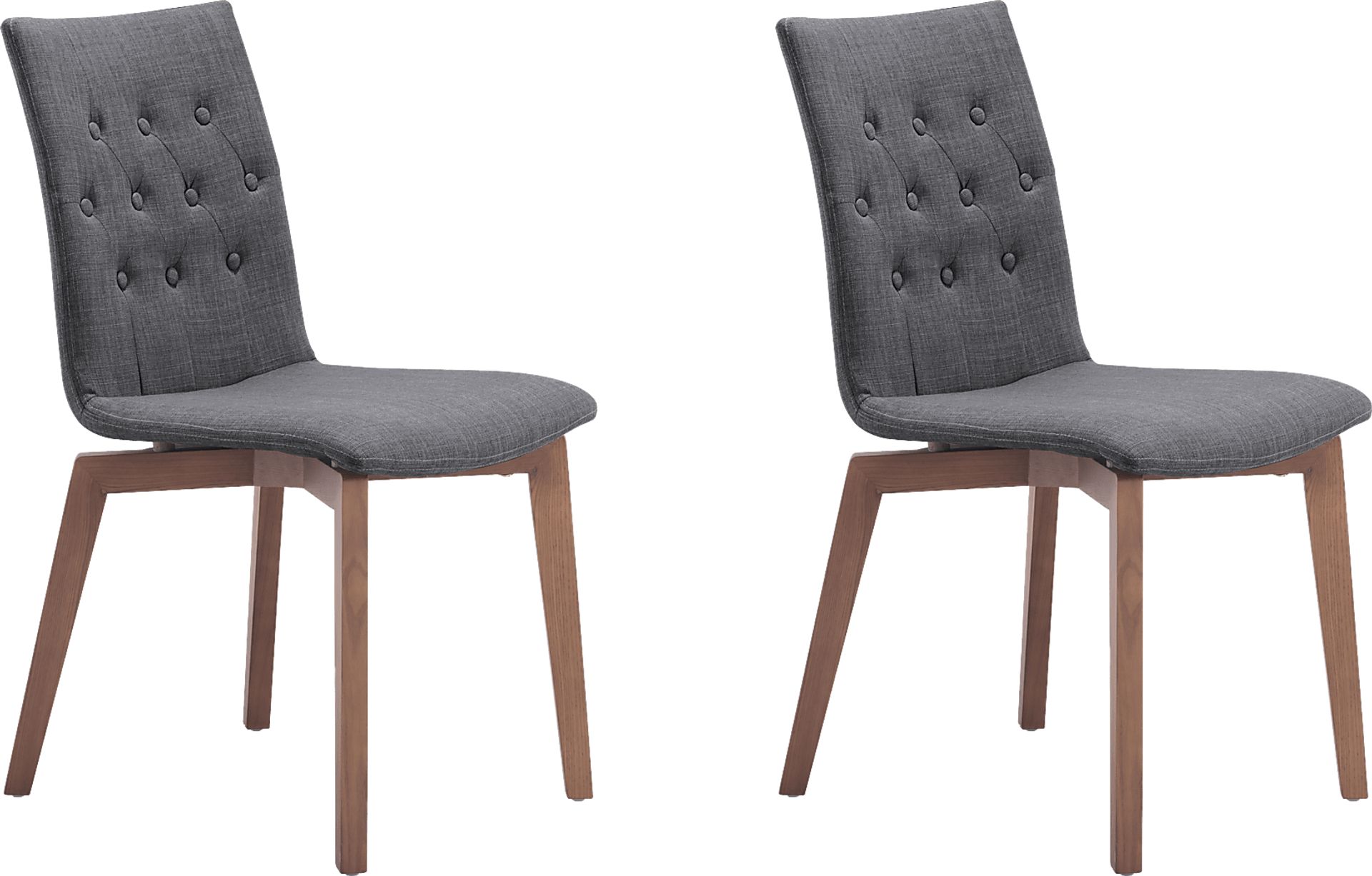 Fenker Gray Side Chair, Set of 2 - Image 1
