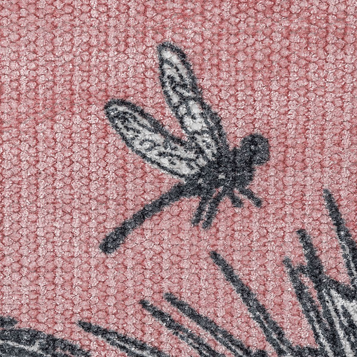 Fenlon Pink Cotton,Viscose Fabric Rug | Rooms to Go