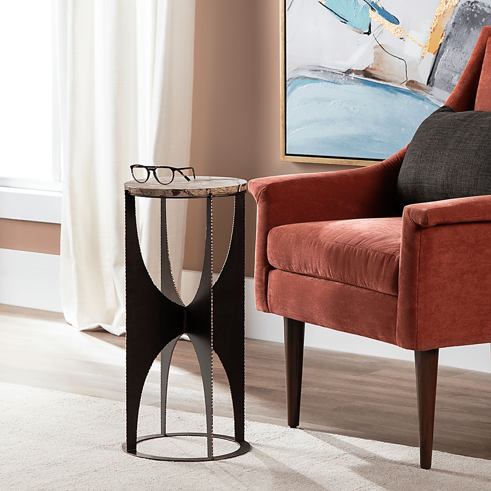 Fennic Bronze End Table - Image 2