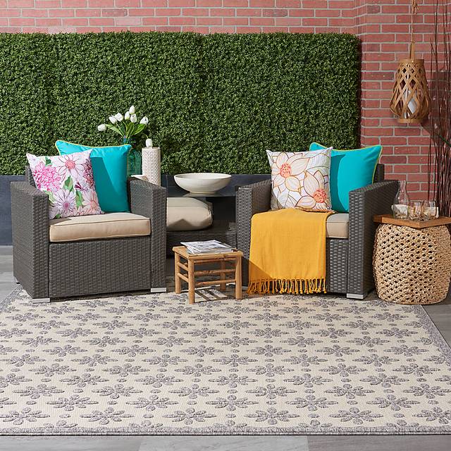 Fennie Cream 8' x 10' Indoor/Outdoor Rug - Thumbnail - Image 7