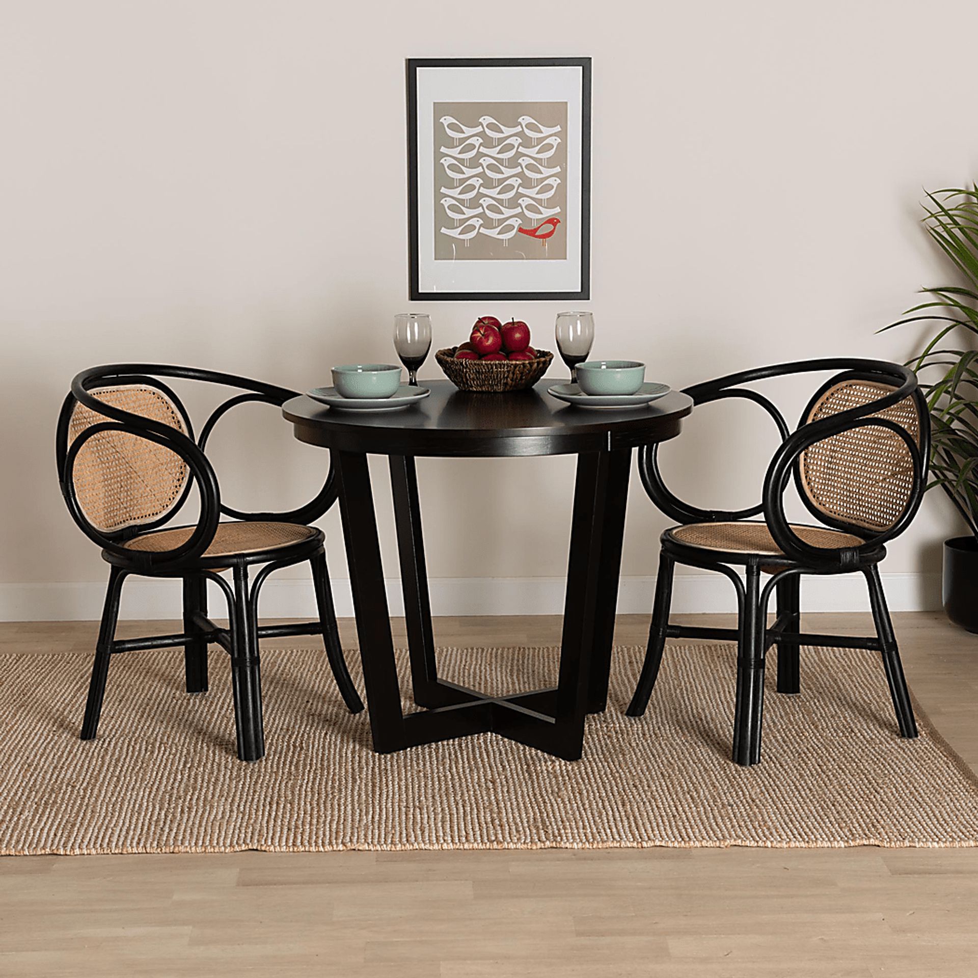 Fenno Black Arm Chair - Image 2