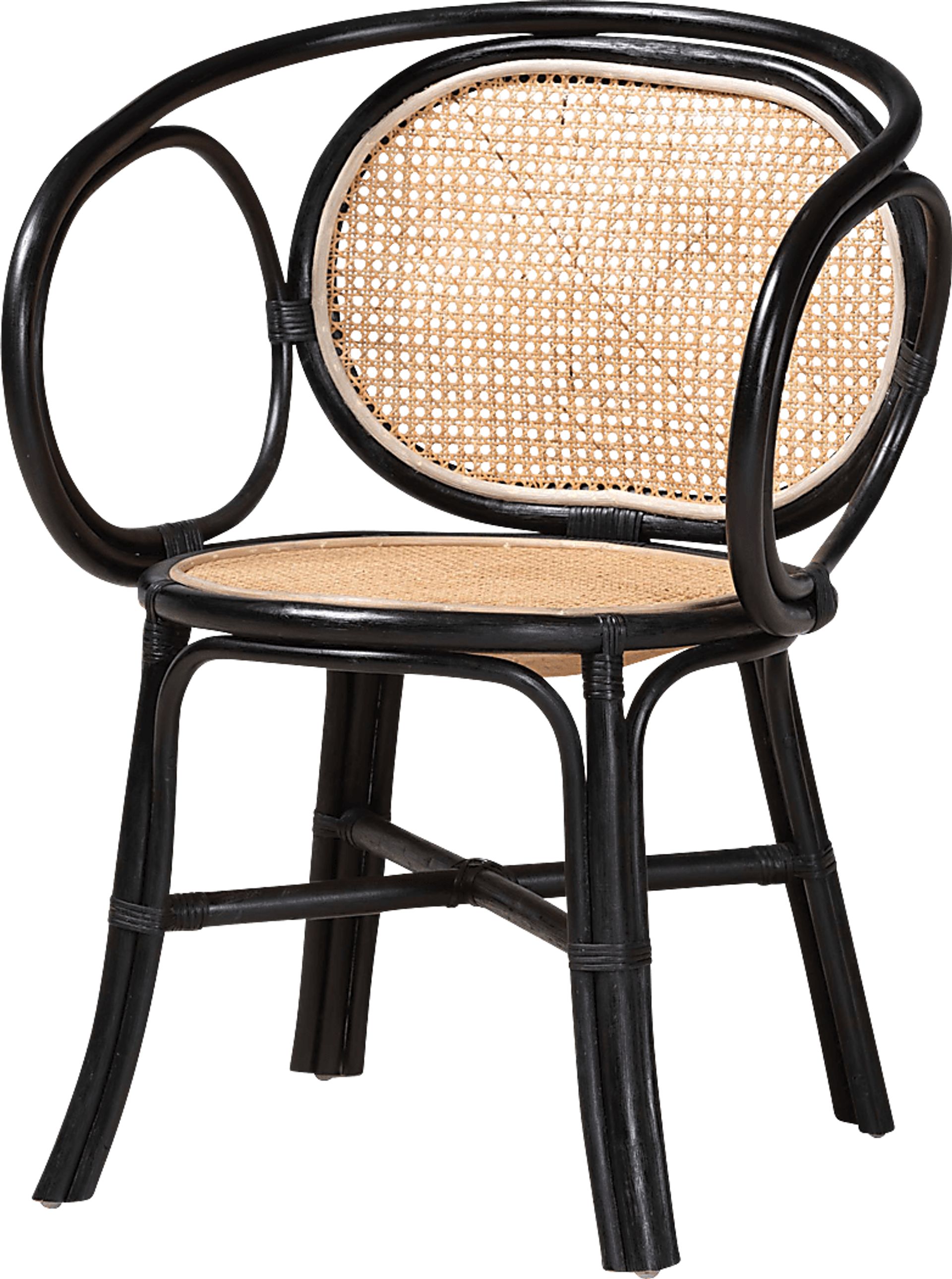 Fenno Black Arm Chair - Image 1