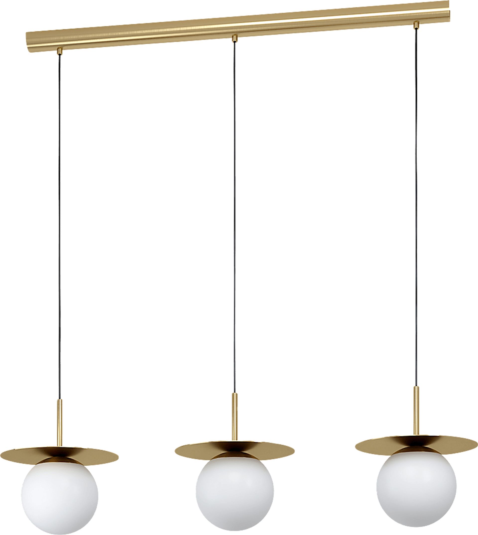 Fenon Shade Brass Chandelier - Image 1