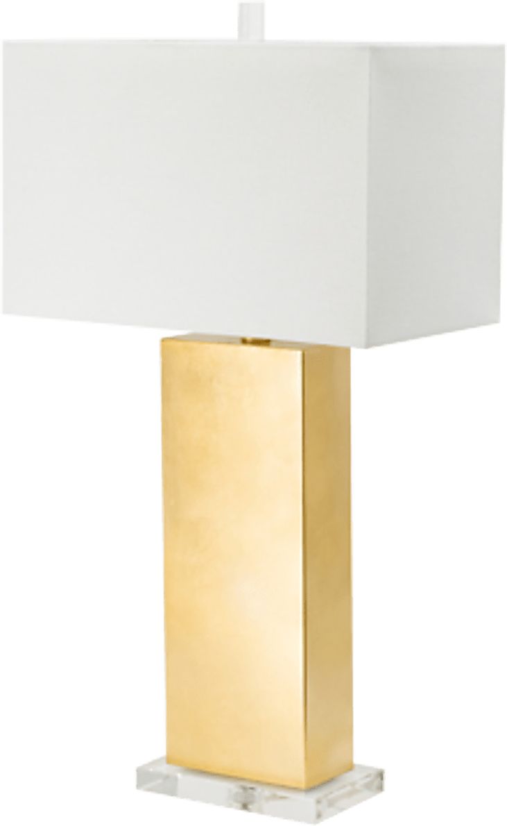 Fenton Drive Gold Lamp