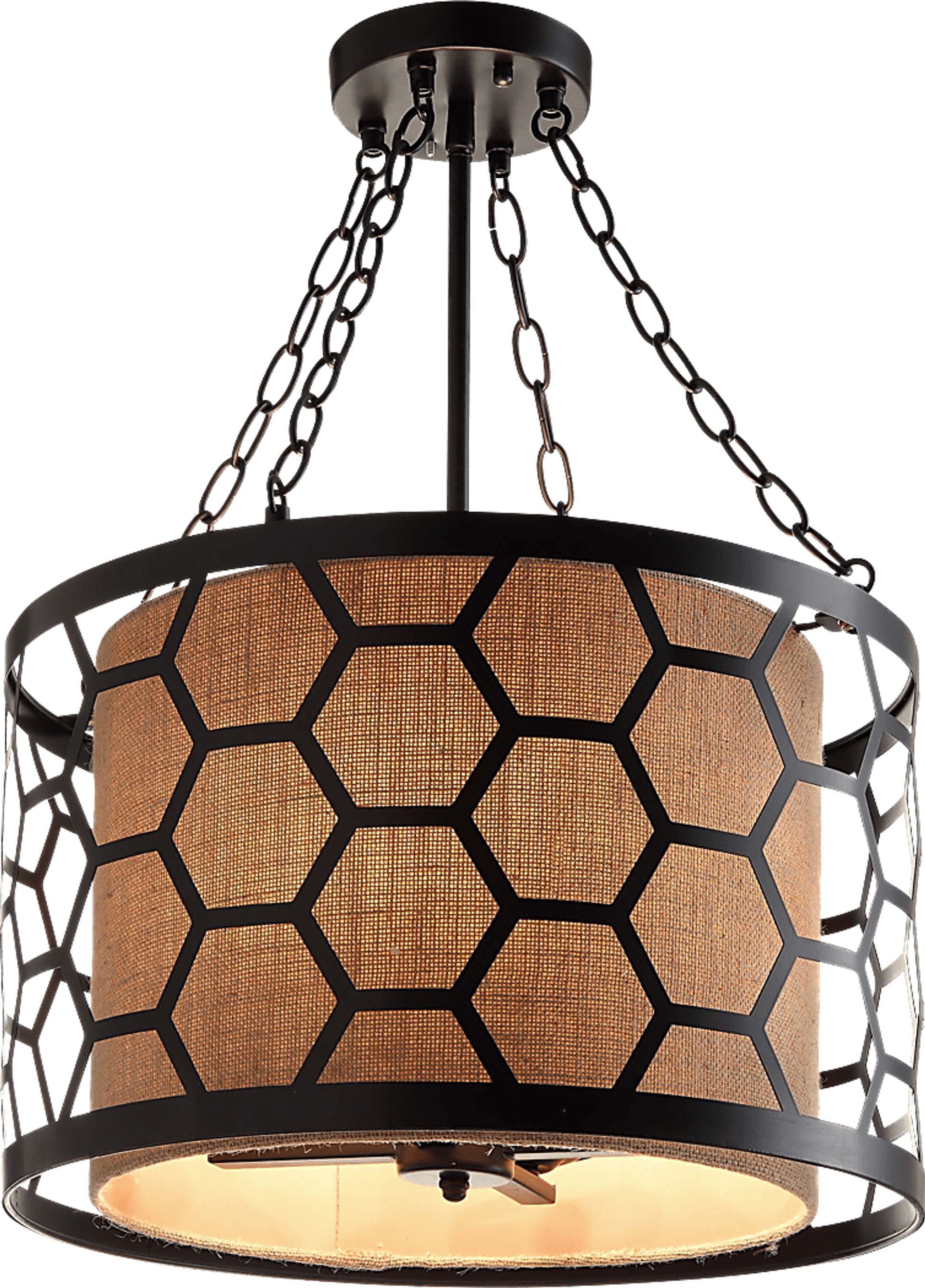 Fentress Bronze Chandelier - Image 1