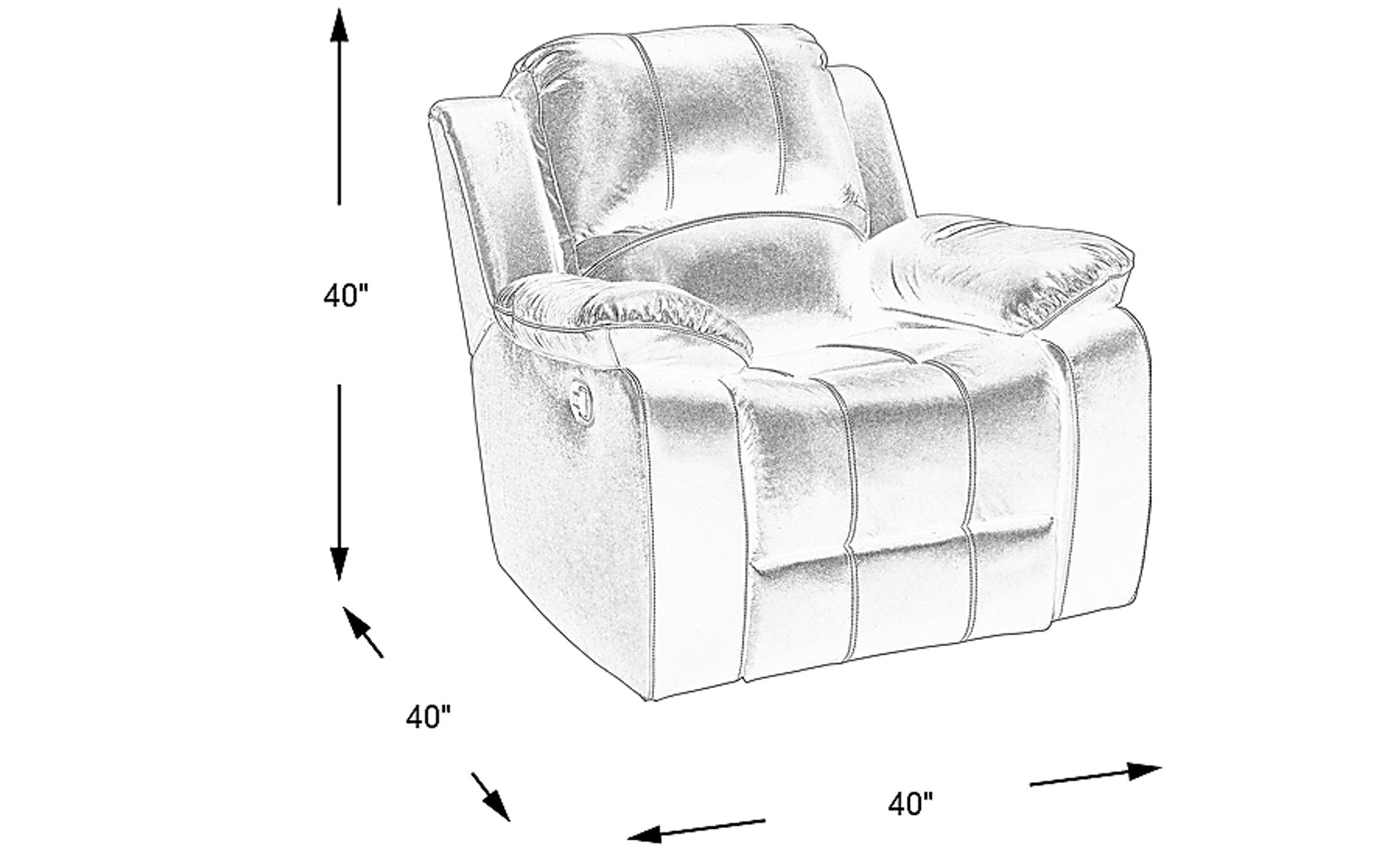 Dimension Image. Please refer to the Dimension Tab on this page for dimension details.