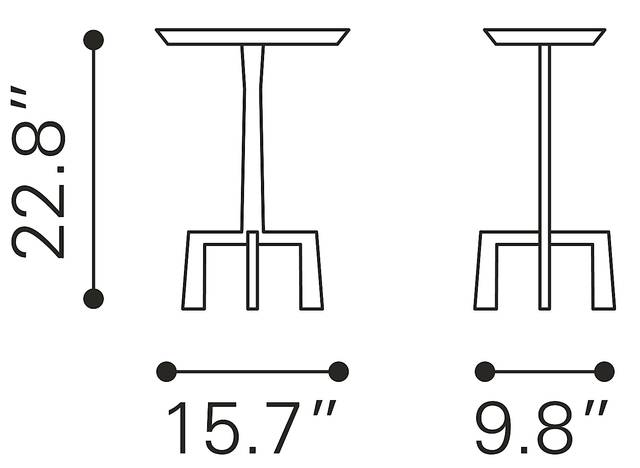 Feodosia Bronze End Table - Thumbnail - Image 8