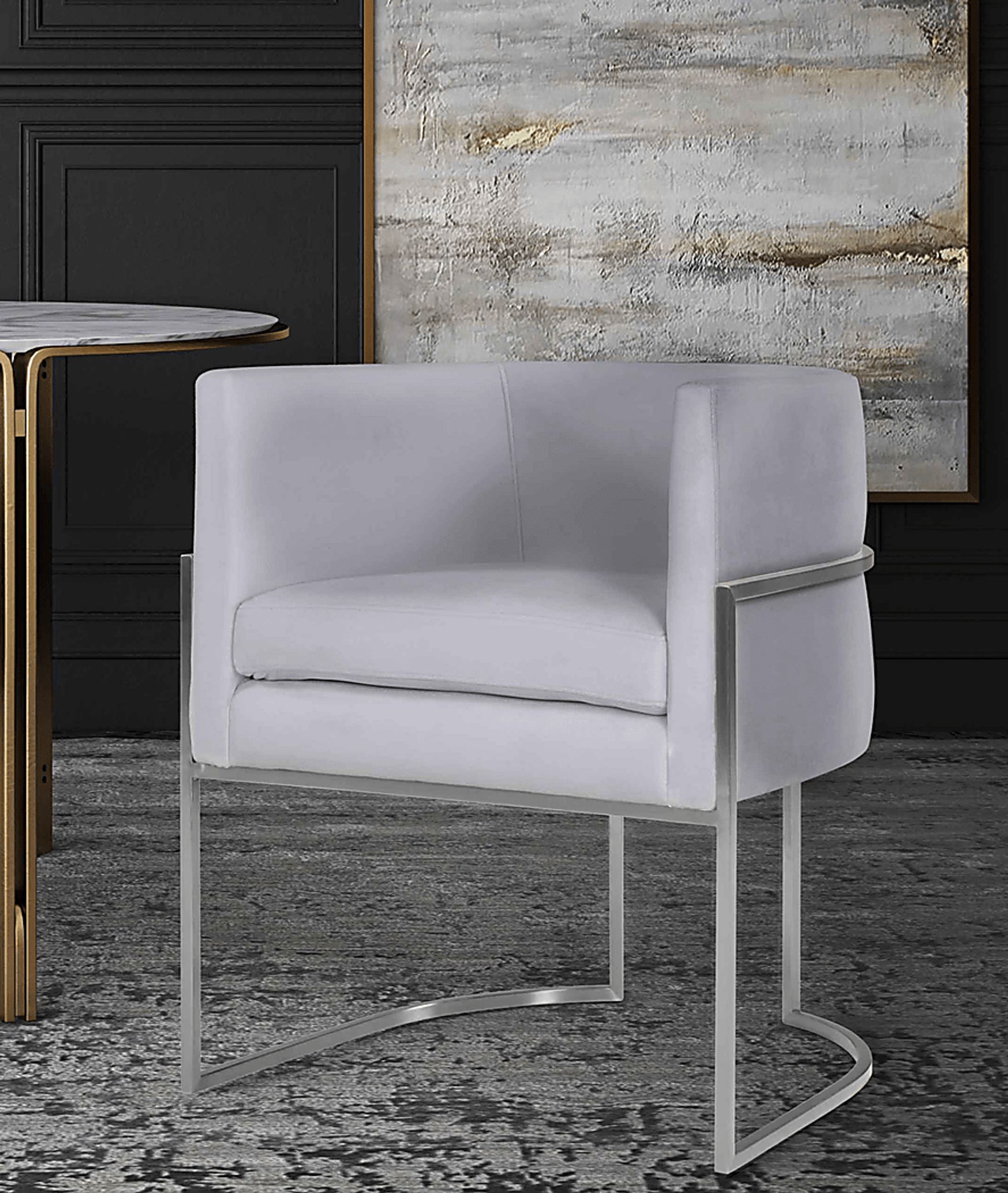 Fera Leah I Gray Arm Chair - Image 5