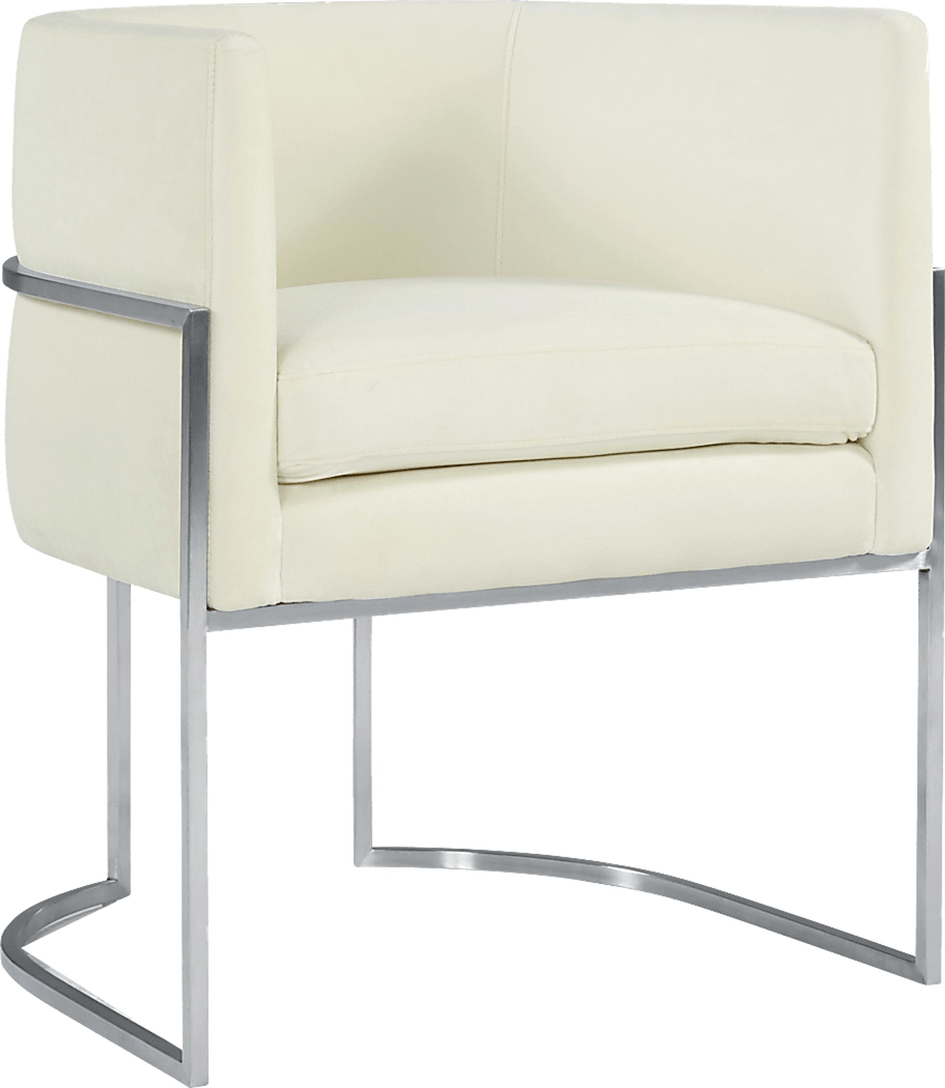 Fera Leah I Cream Arm Chair - Image 1