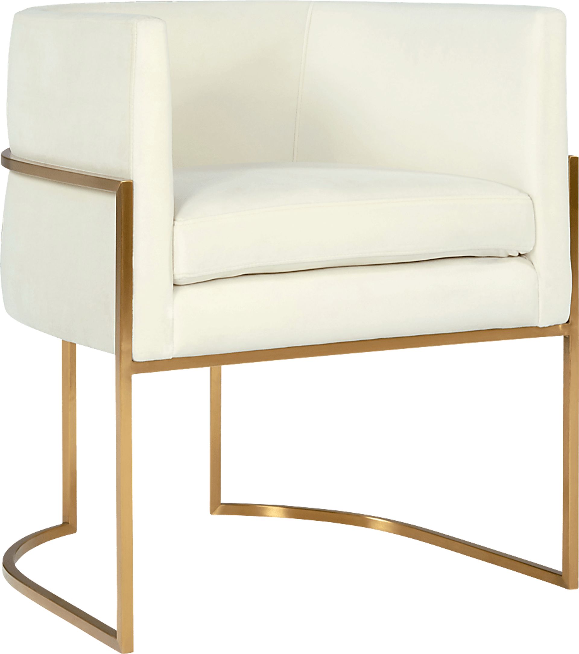 Fera Leah II Cream Arm Chair - Image 1