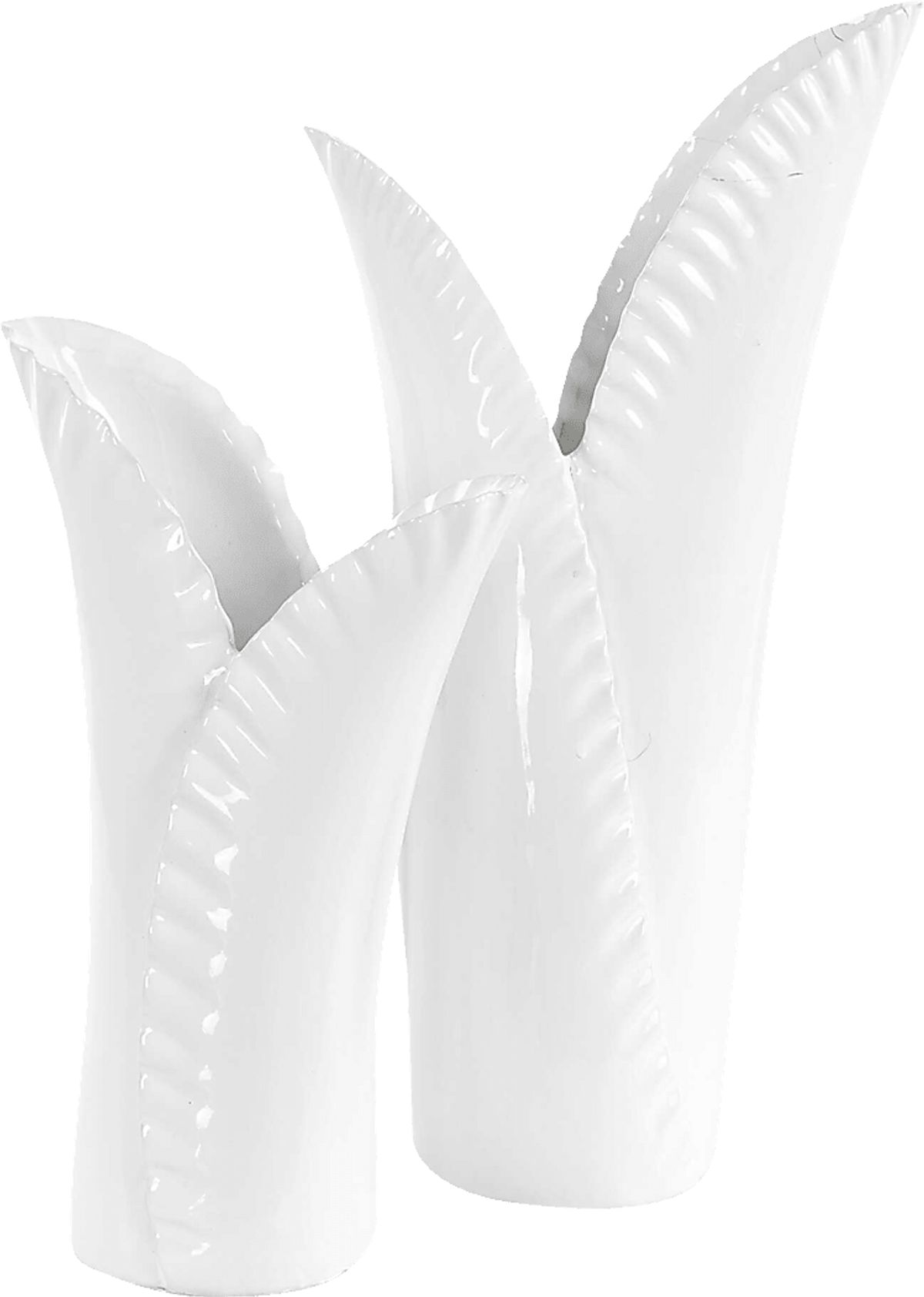 Ferda White Vase, Set Of 2 | Rooms to Go