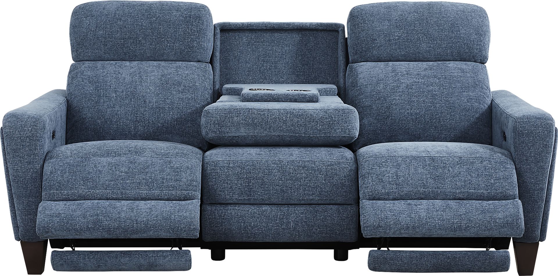 Ferguson Denim Dual Power Reclining Sofa - Image 3