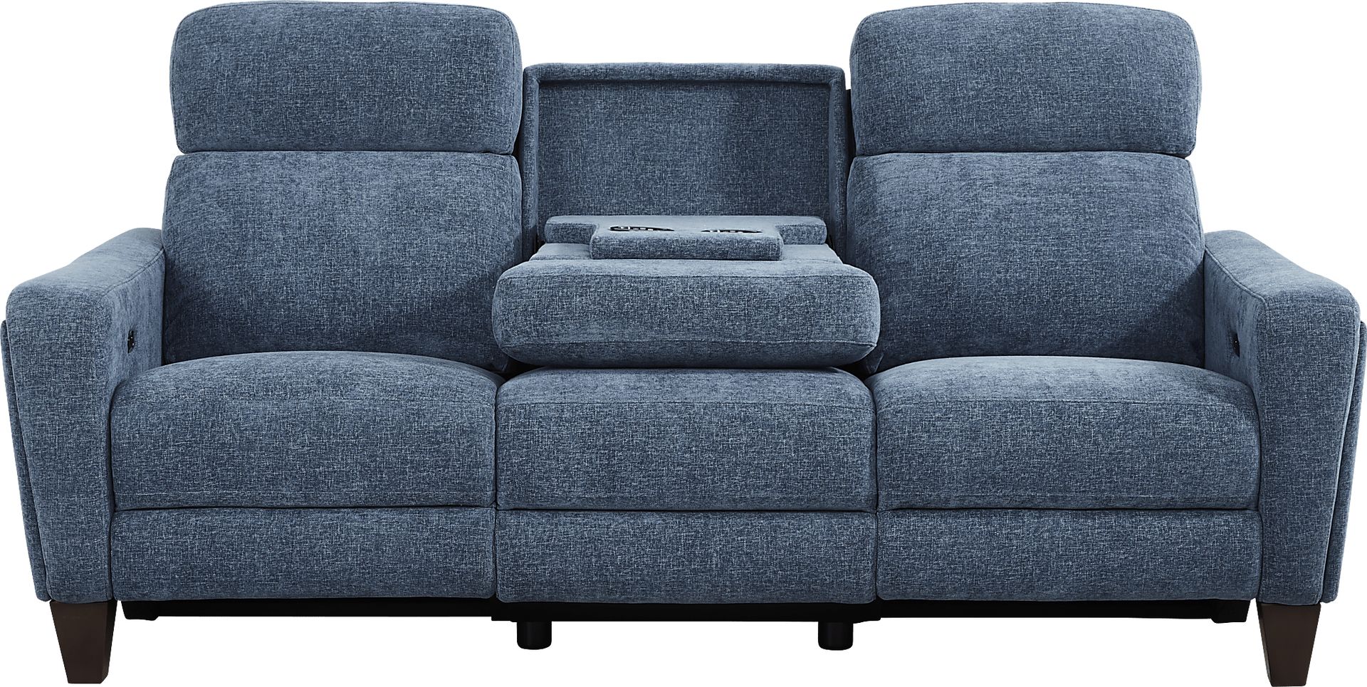 Ferguson Denim Dual Power Reclining Sofa - Image 4