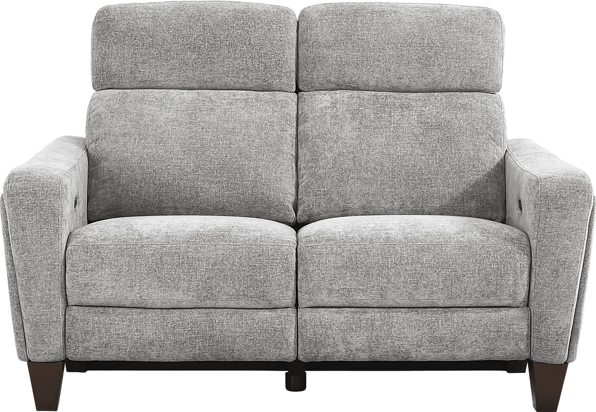 Ferguson Gray Dual Power Reclining Loveseat - Image 2