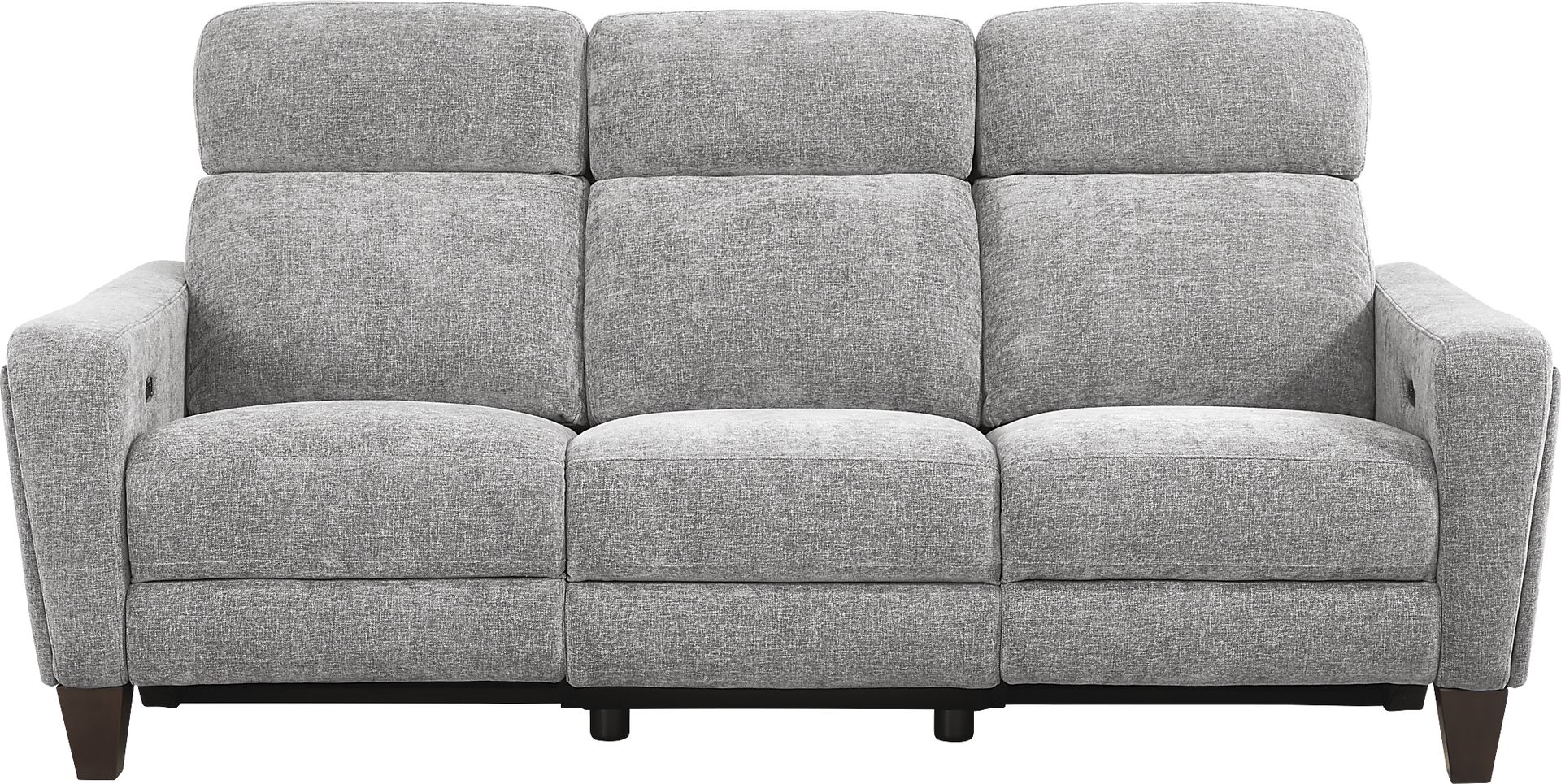 Ferguson Gray Dual Power Reclining Sofa - Image 2