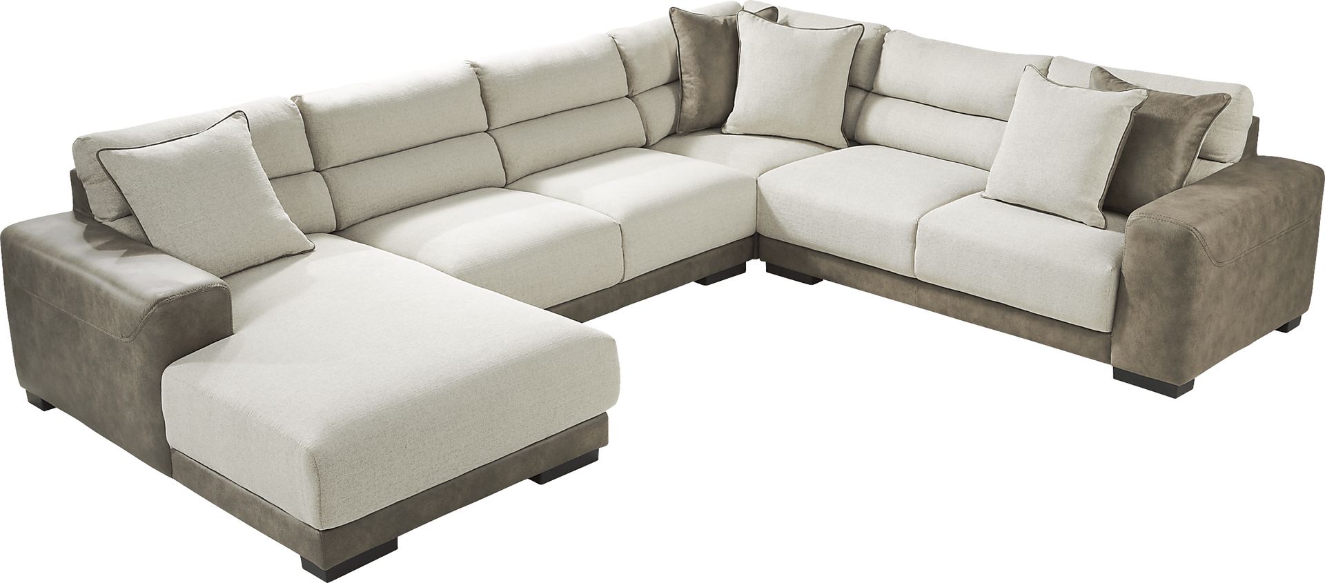 Fermont Beige 7 Pc Sectional Living Room - Image 3