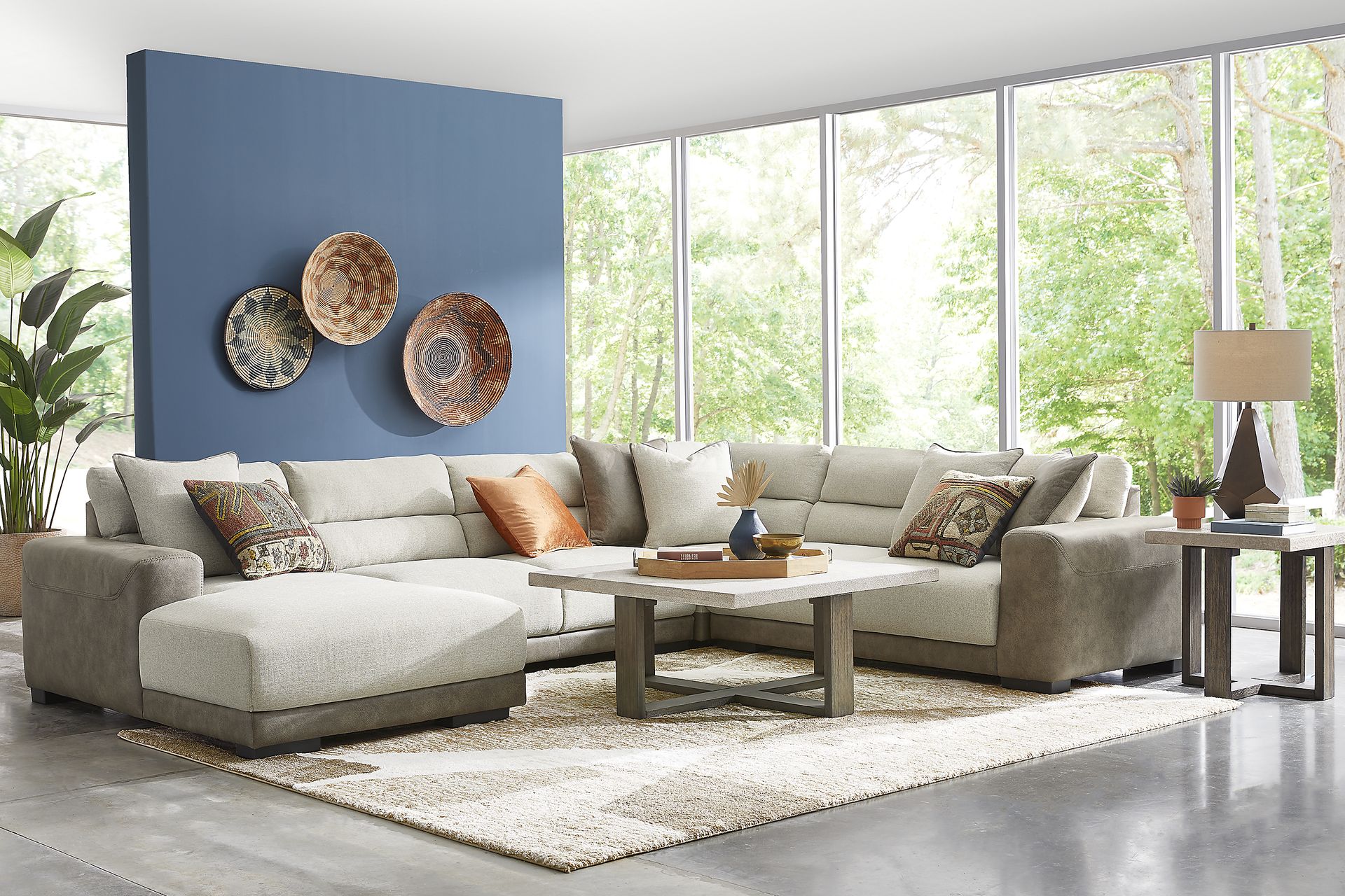 Fermont Beige 4 Pc Sectional - Image 2