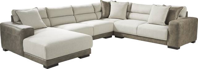 Fermont Beige 7 Pc Sectional Living Room - Thumbnail - Image 2