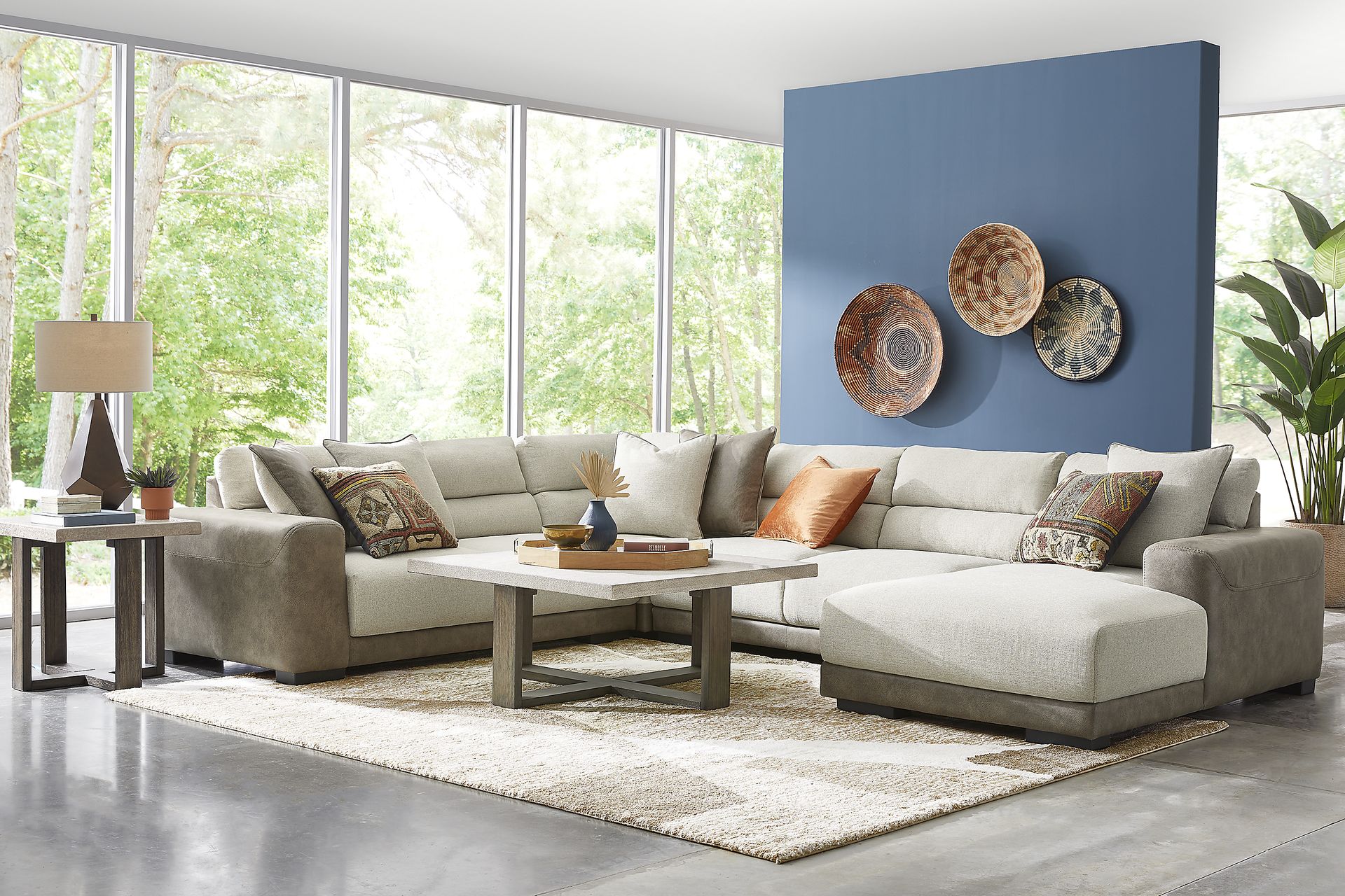 Fermont Beige 4 Pc Sectional - Image 2