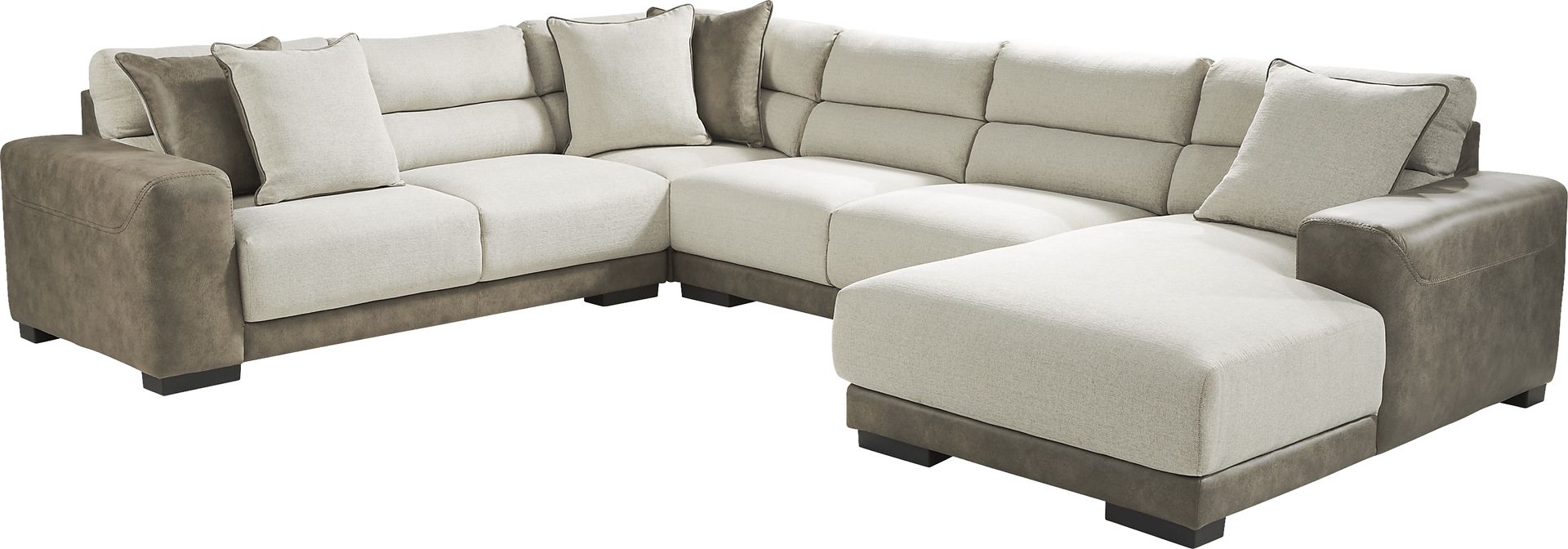 Fermont Beige 5 Pc Sectional Living Room - Image 2