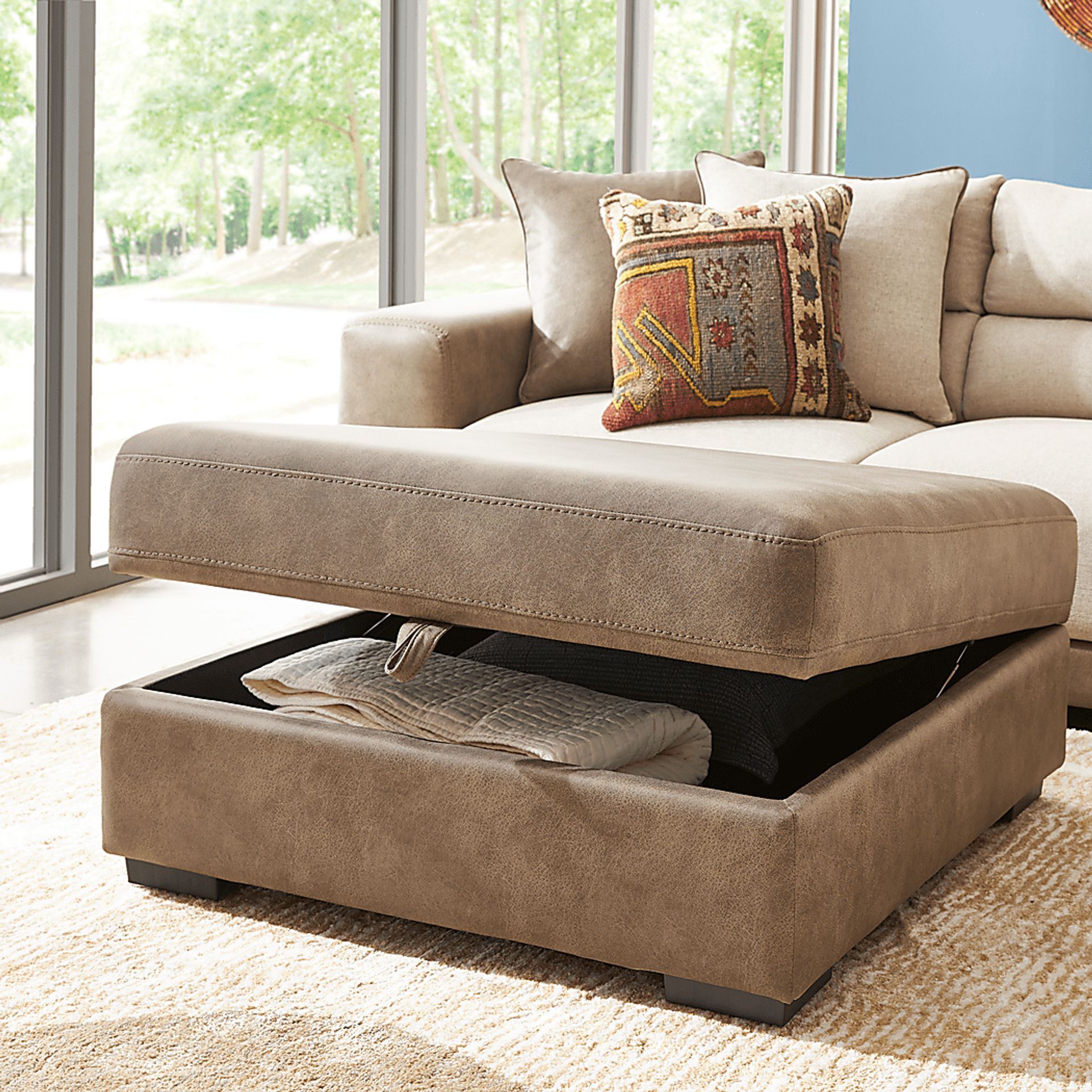 Fermont Beige 5 Pc Sectional Living Room - Image 8