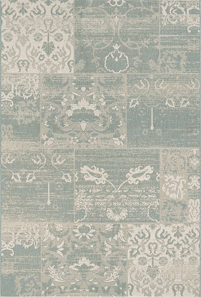 Fern Creek Green 5'3 x 7'6 Indoor/Outdoor Rug - Thumbnail - Image 1