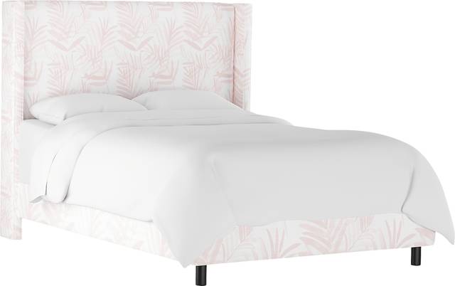 Fern Grove Pink Full Upholstered Bed - Thumbnail - Image 1