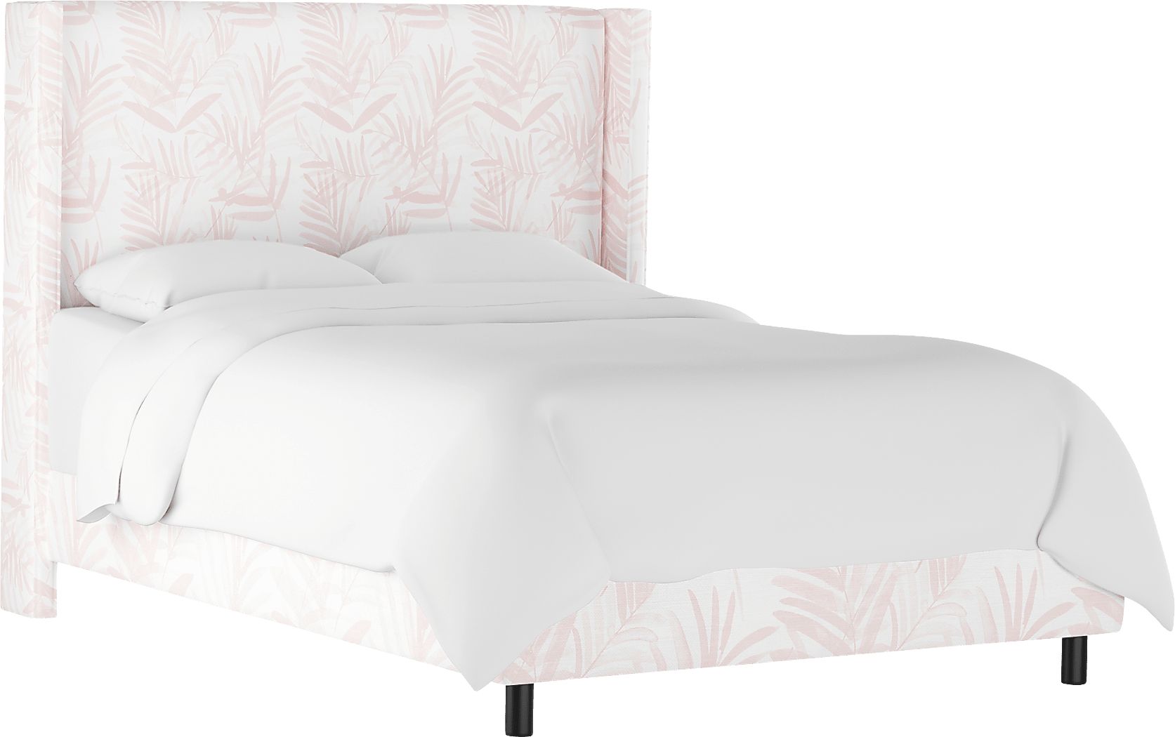 Fern Grove Pink King Upholstered Bed