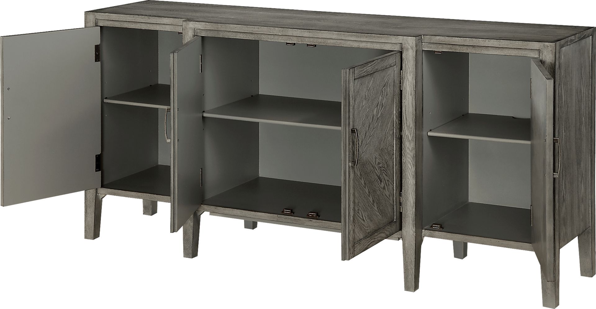 Fernco Gray Credenza - Image 3