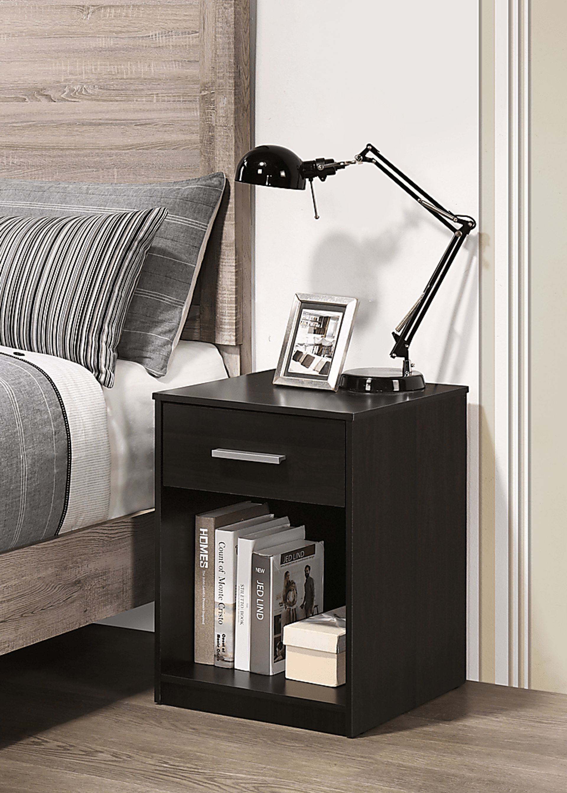 Fernedge I Brown Nightstand - Image 2