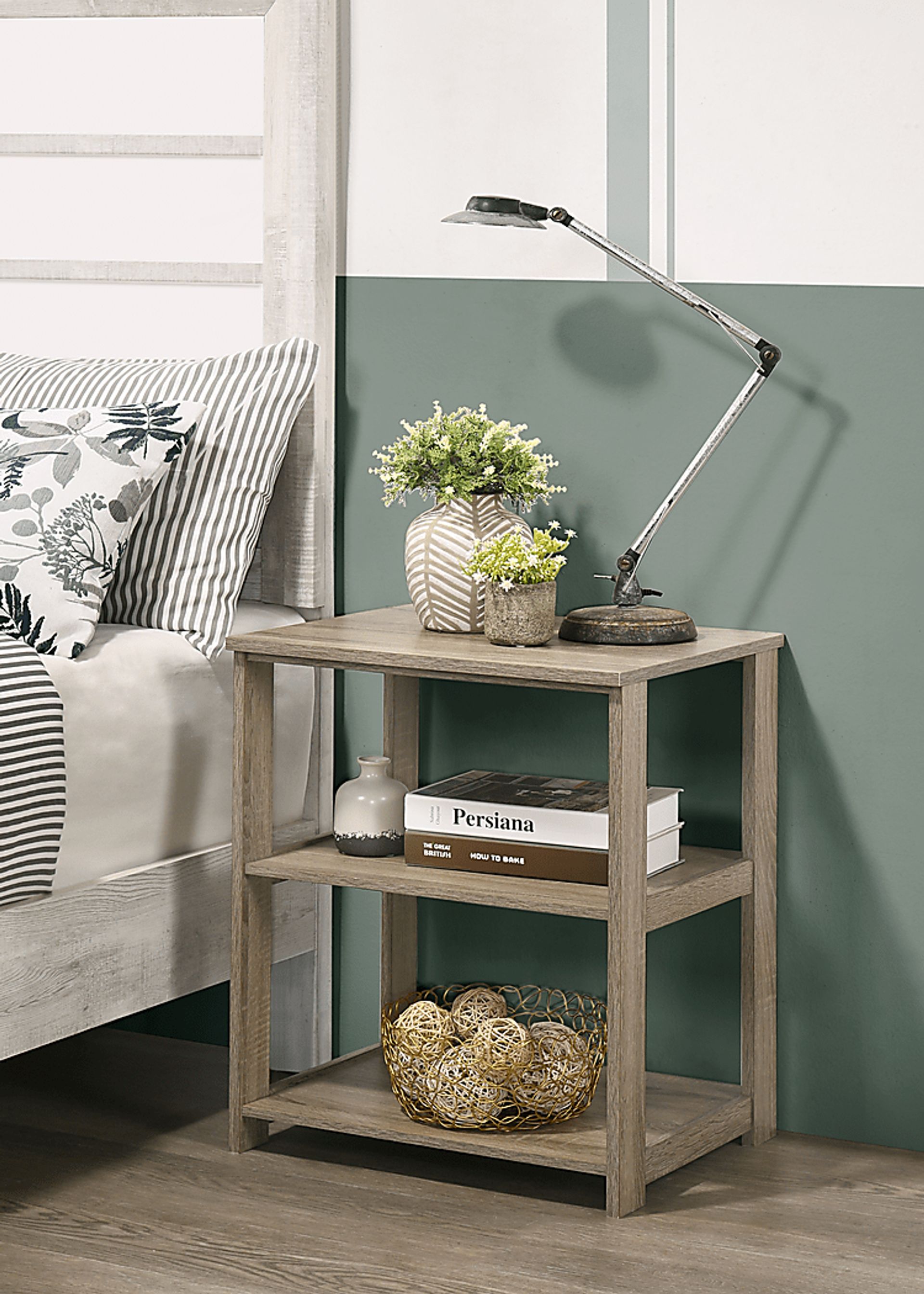 Fernedge III Tan Nightstand - Image 2