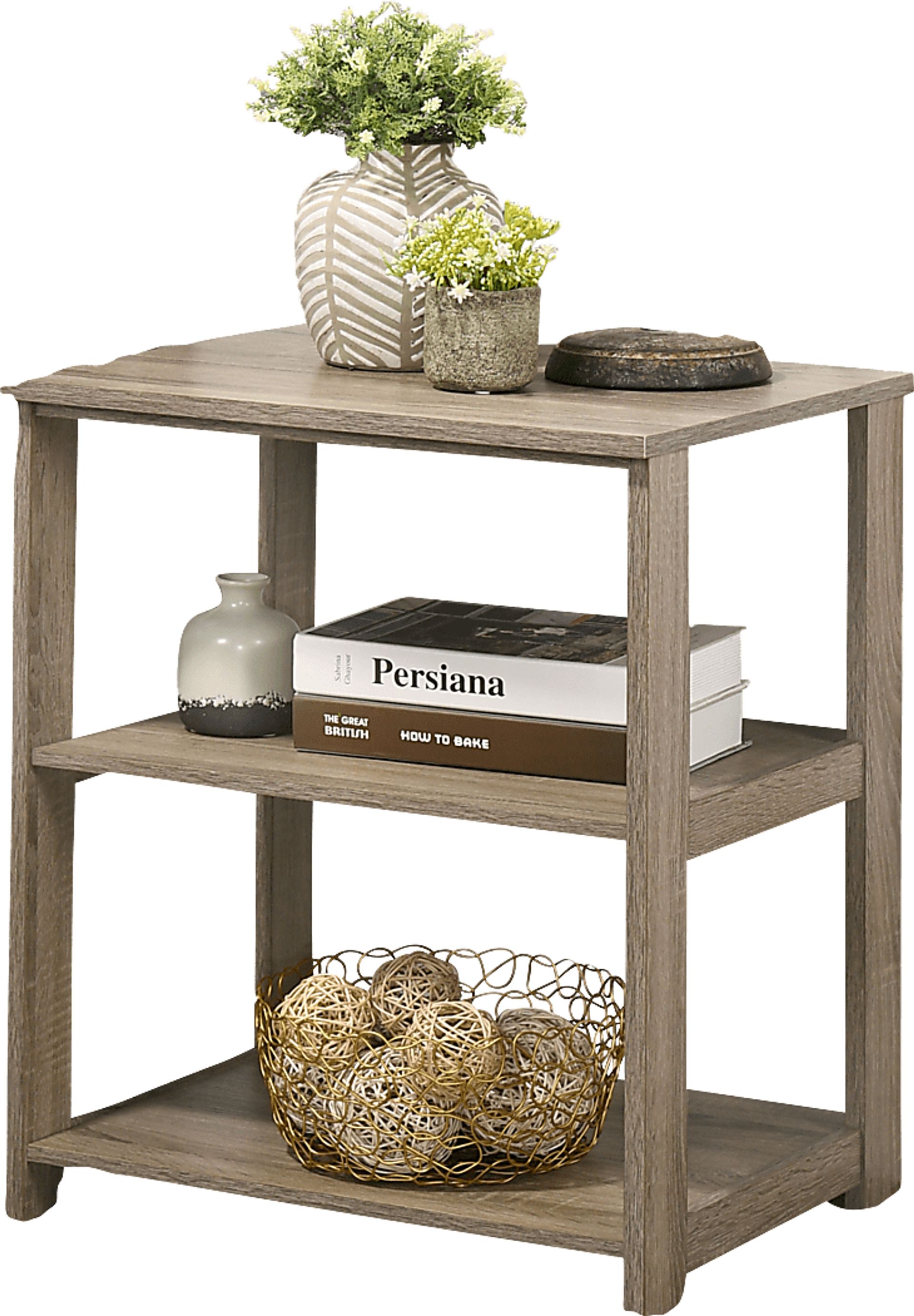 Fernedge III Tan Nightstand - Image 4