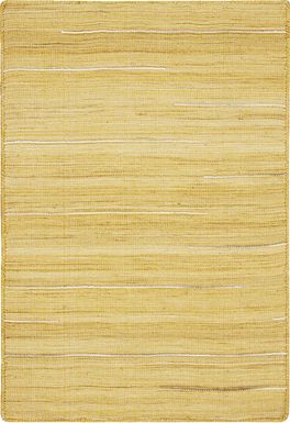 Ferriday Yellow 2' x 3' Rug