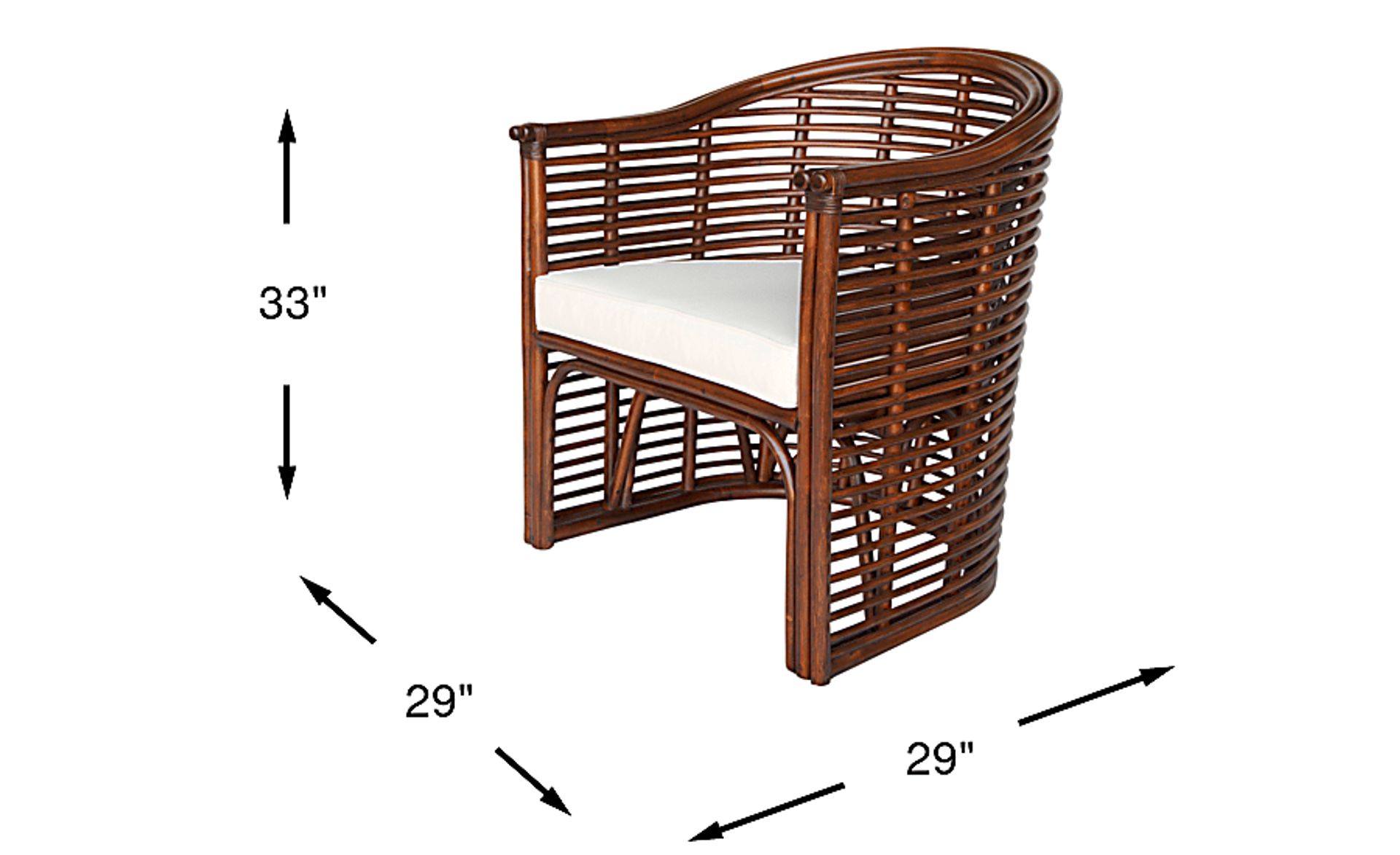 Dimension Image. Please refer to the Dimension Tab on this page for dimension details.